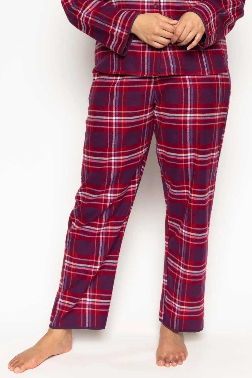 Clarissa Check Pyjama Pants, Size UK 8