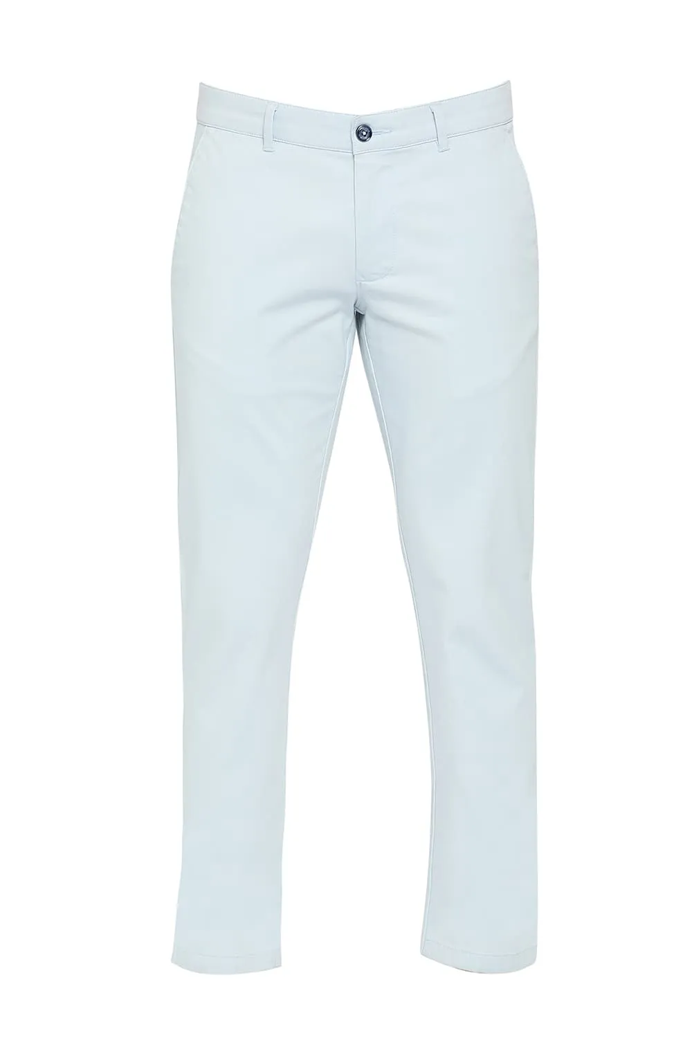 Comfort Fit Cotton Stretch Dobby Trousers