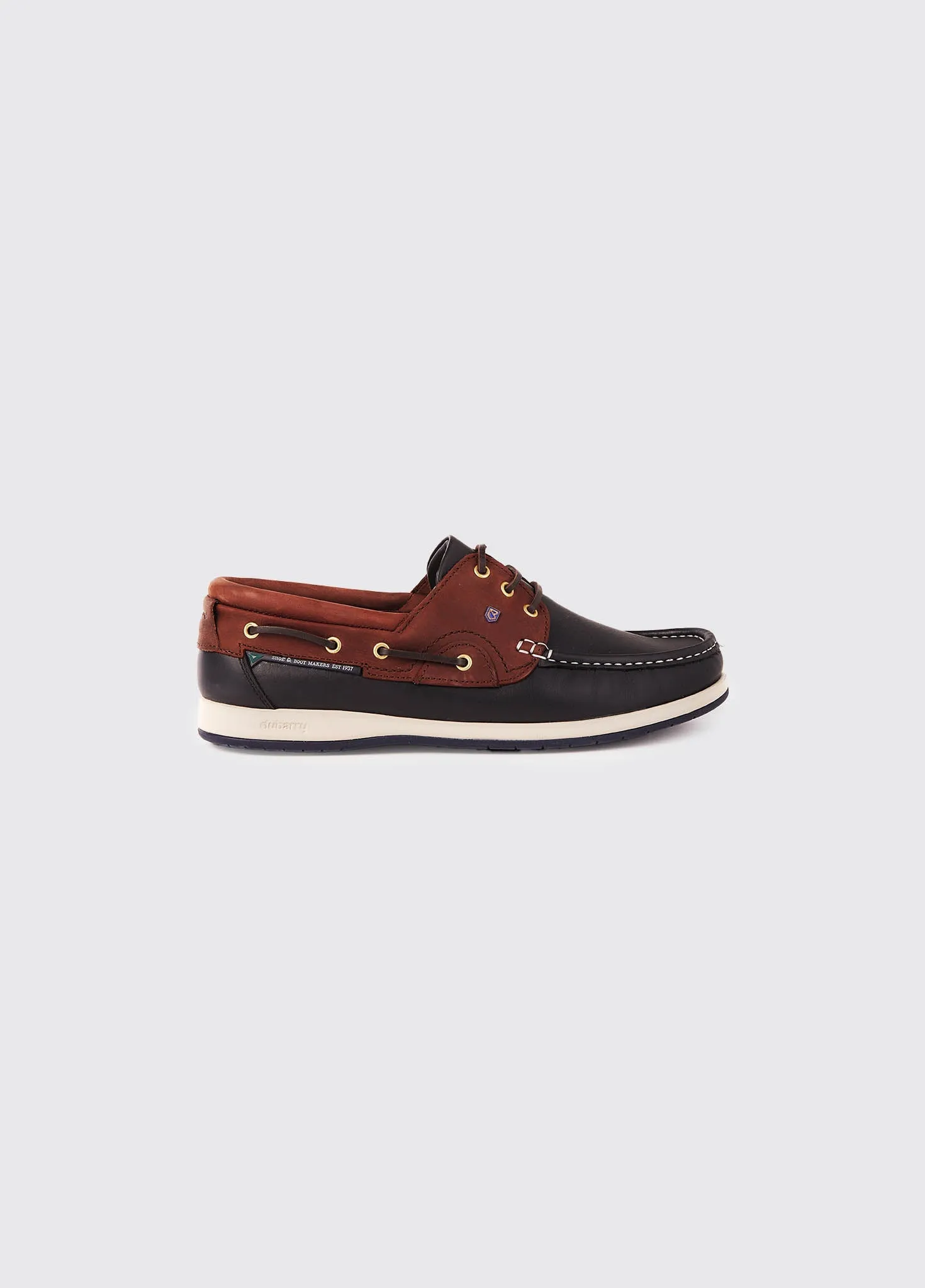 Commodore XLT Deck Shoe - Navy/Brown