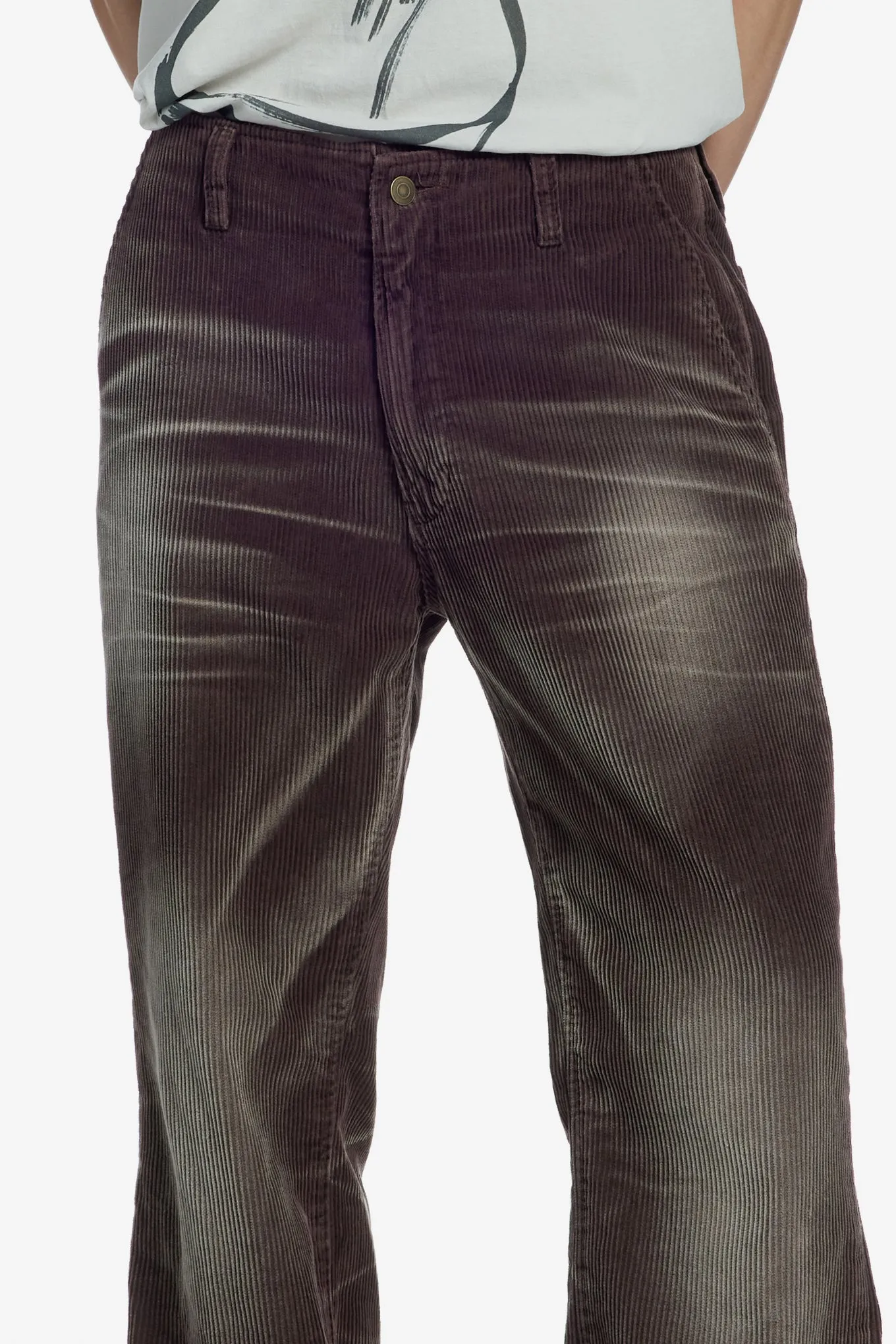 CORDUROY WASHED PANTS