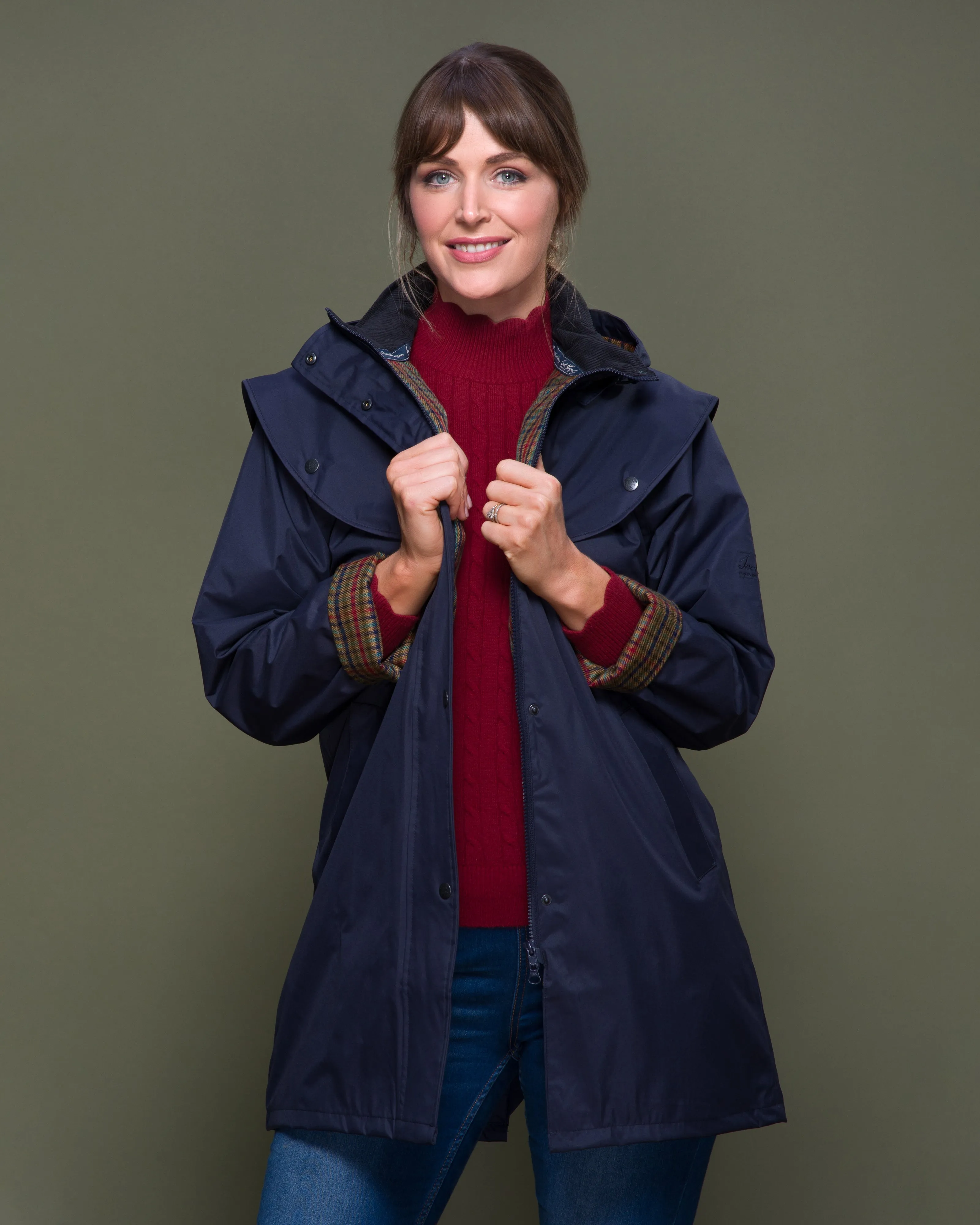 Cotswold Ladies Waterproof Coat - Navy