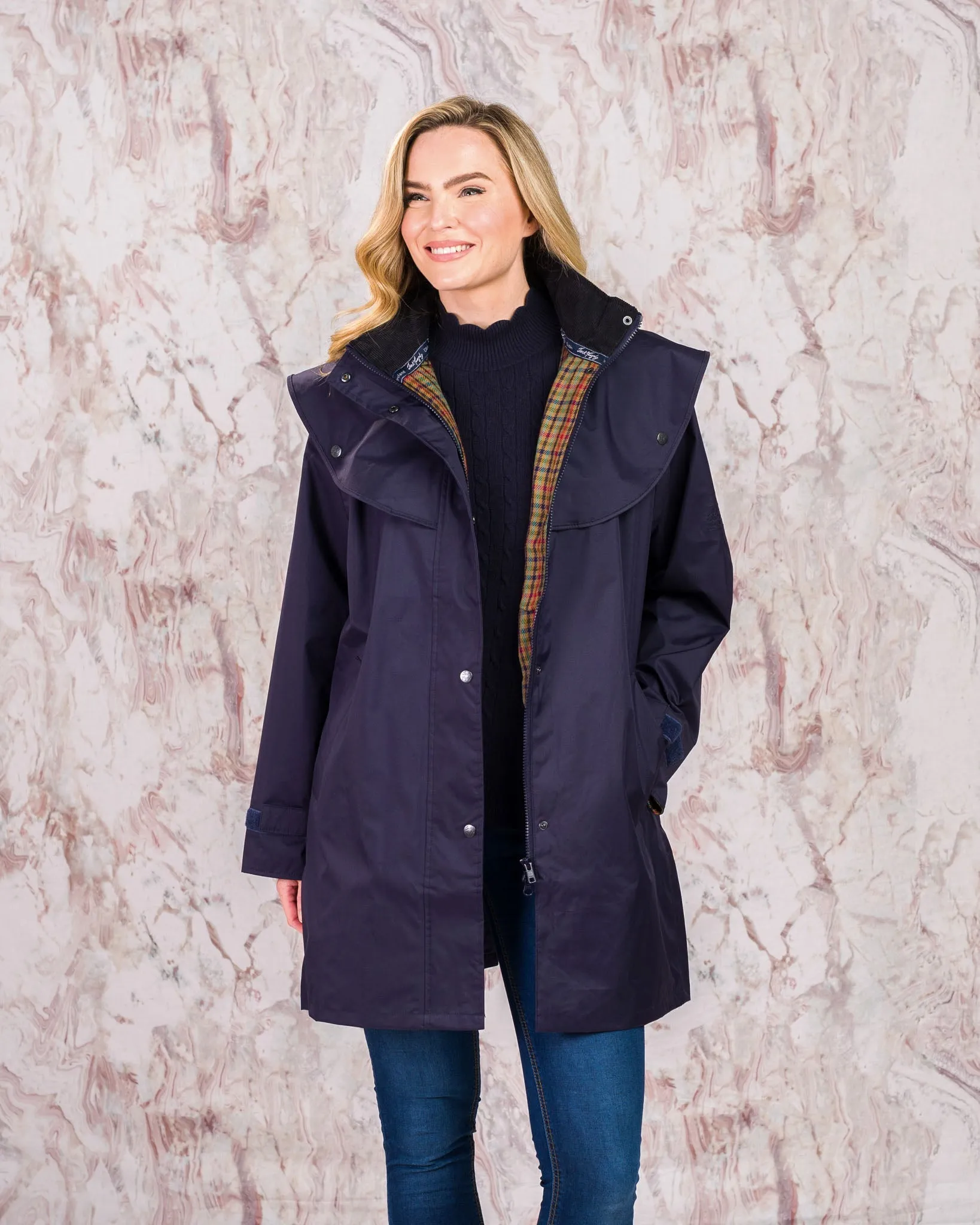 Cotswold Ladies Waterproof Coat - Navy