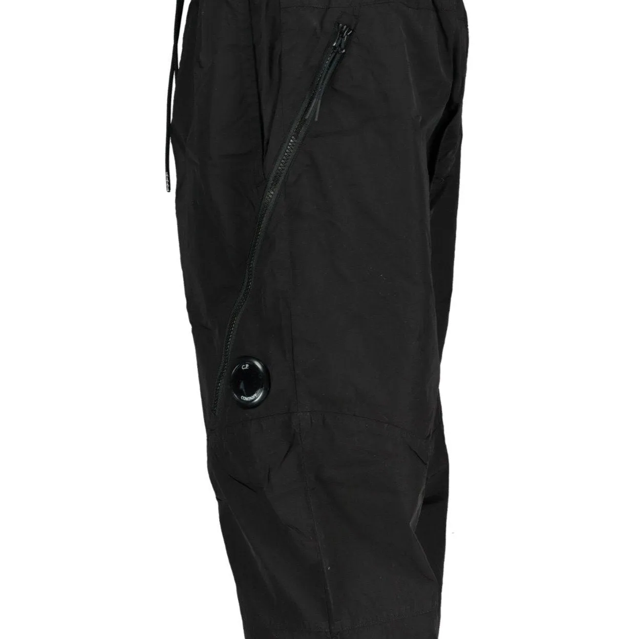 CP COMPANY Nylon Chrome Cargo Trousers Black