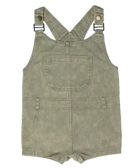 Crew Kids Jean Wash Overall Vintage Green