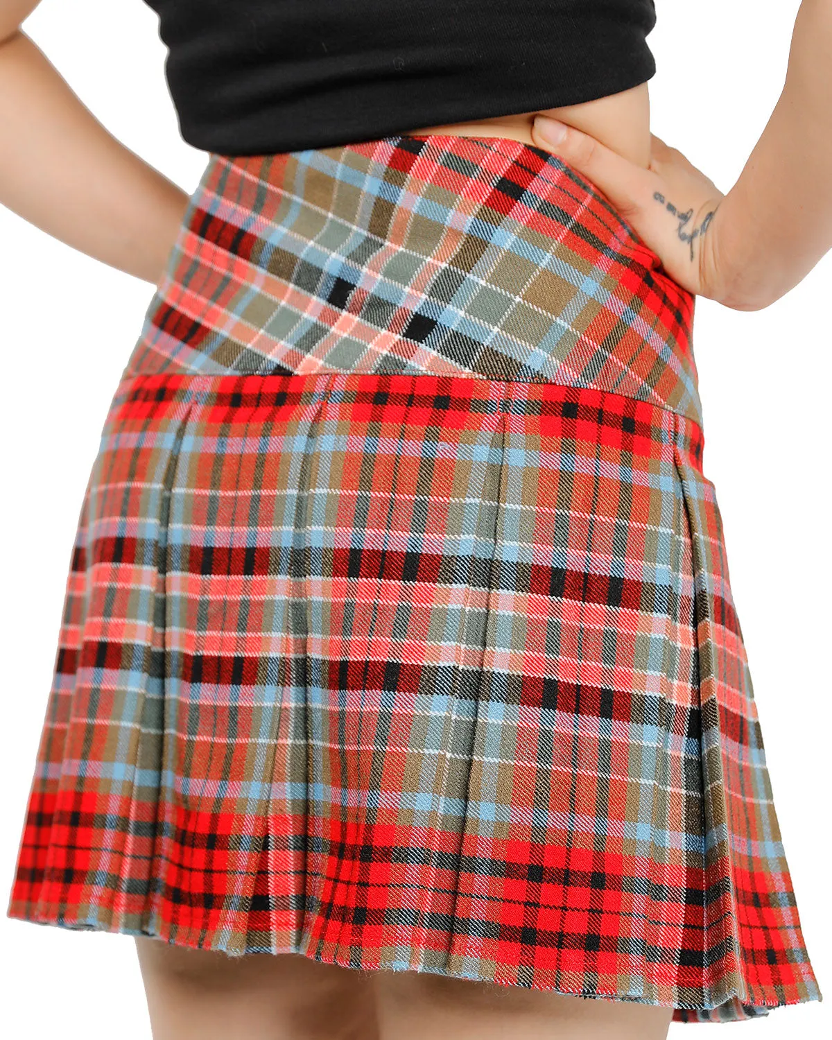 Criss-Cross Pleat Skirt