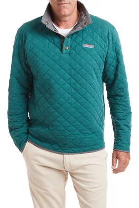 Cross Rip Quilted Sweatshirt Hunter