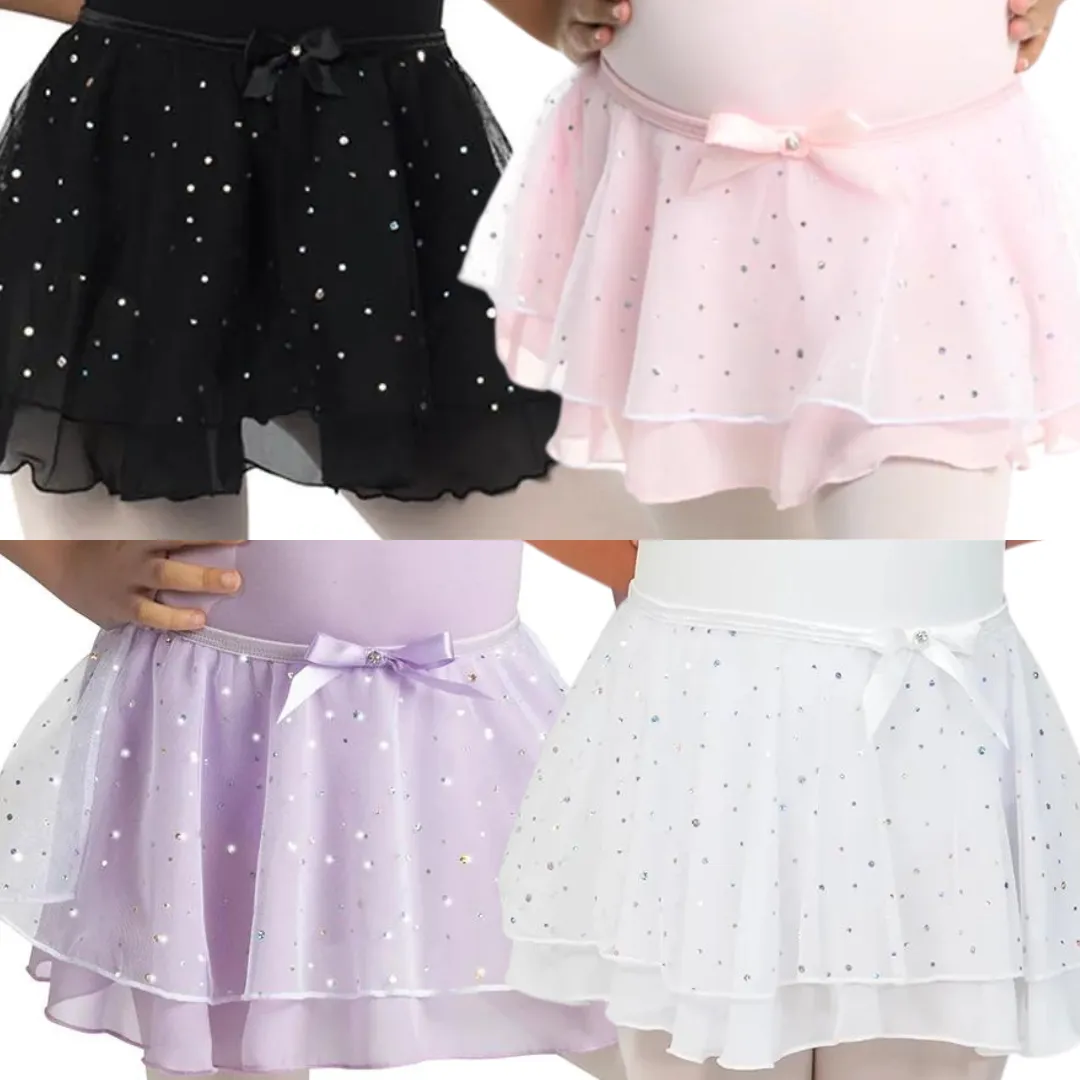 Danshuz 233 Double-Layer Sparkle Skirt