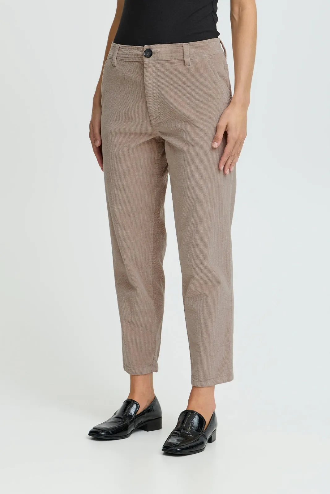 Dasik Cropped Casual Trousers - String