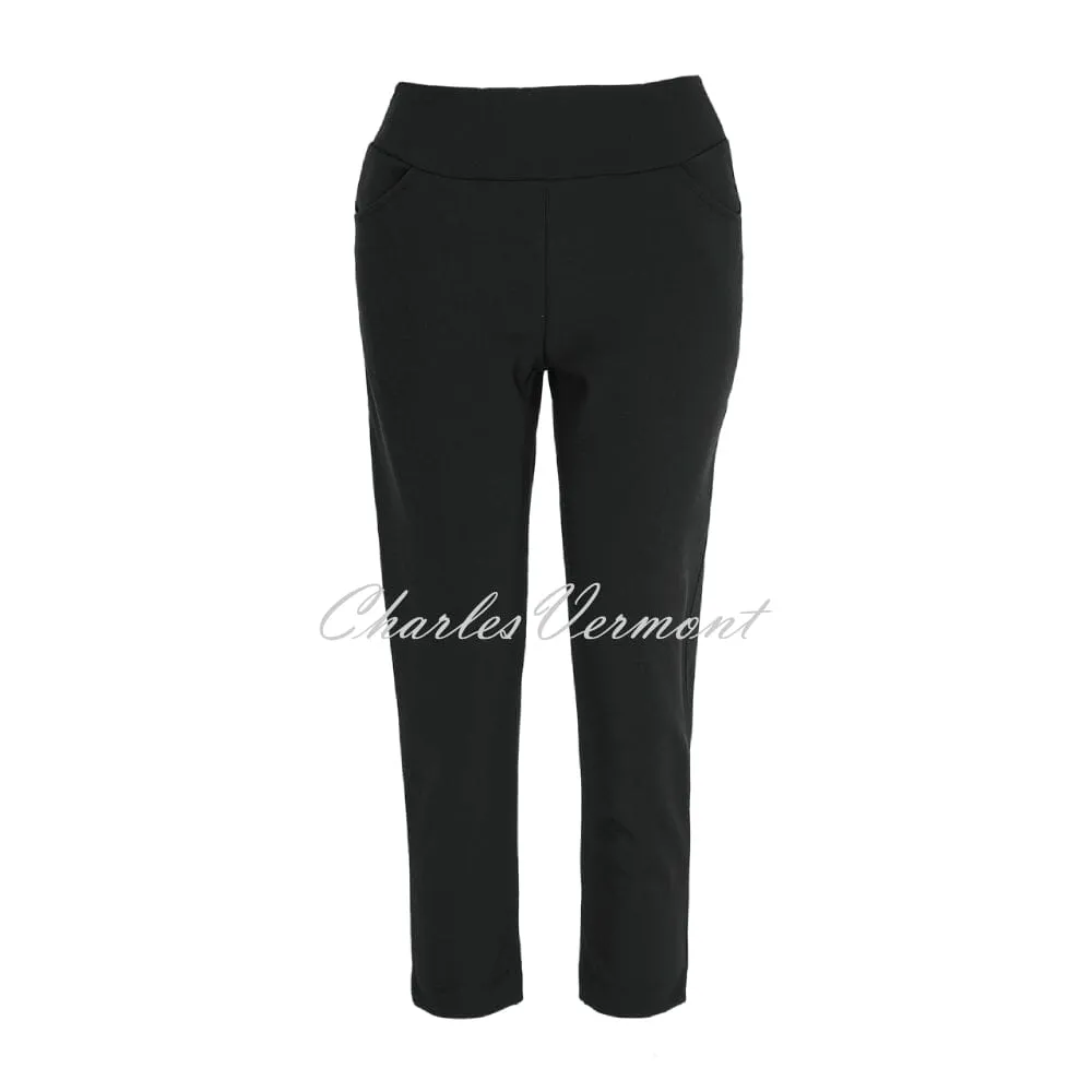 Dolcezza 'Golf' Cropped Trouser - Style 34507 (Black)