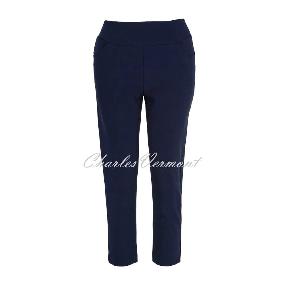 Dolcezza 'Golf' Cropped Trouser - Style 34507 (Navy)