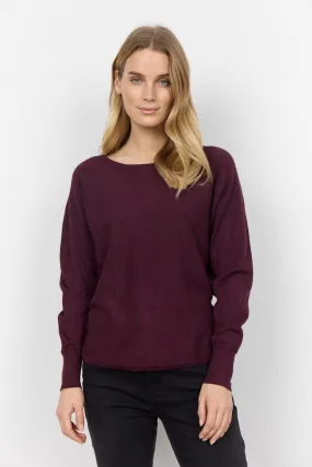 Dollie Pullover in Wine Melange