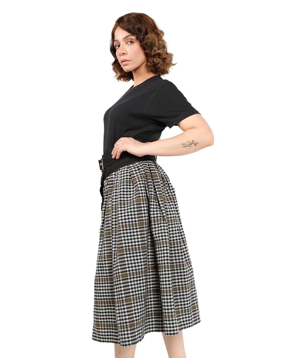 Dusk & Dawn plaid Skirt