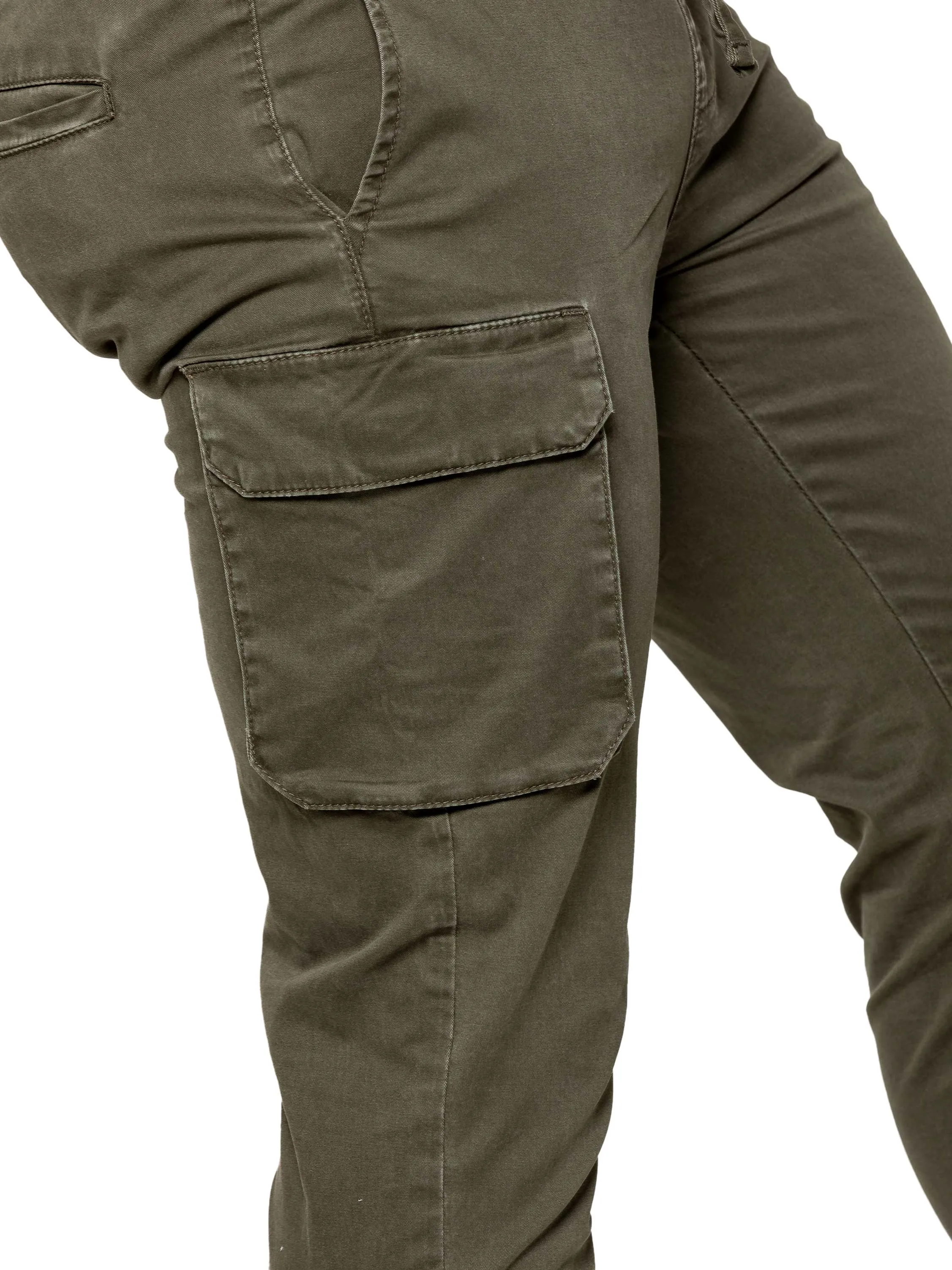 Enzo | Mens Cargo Trousers