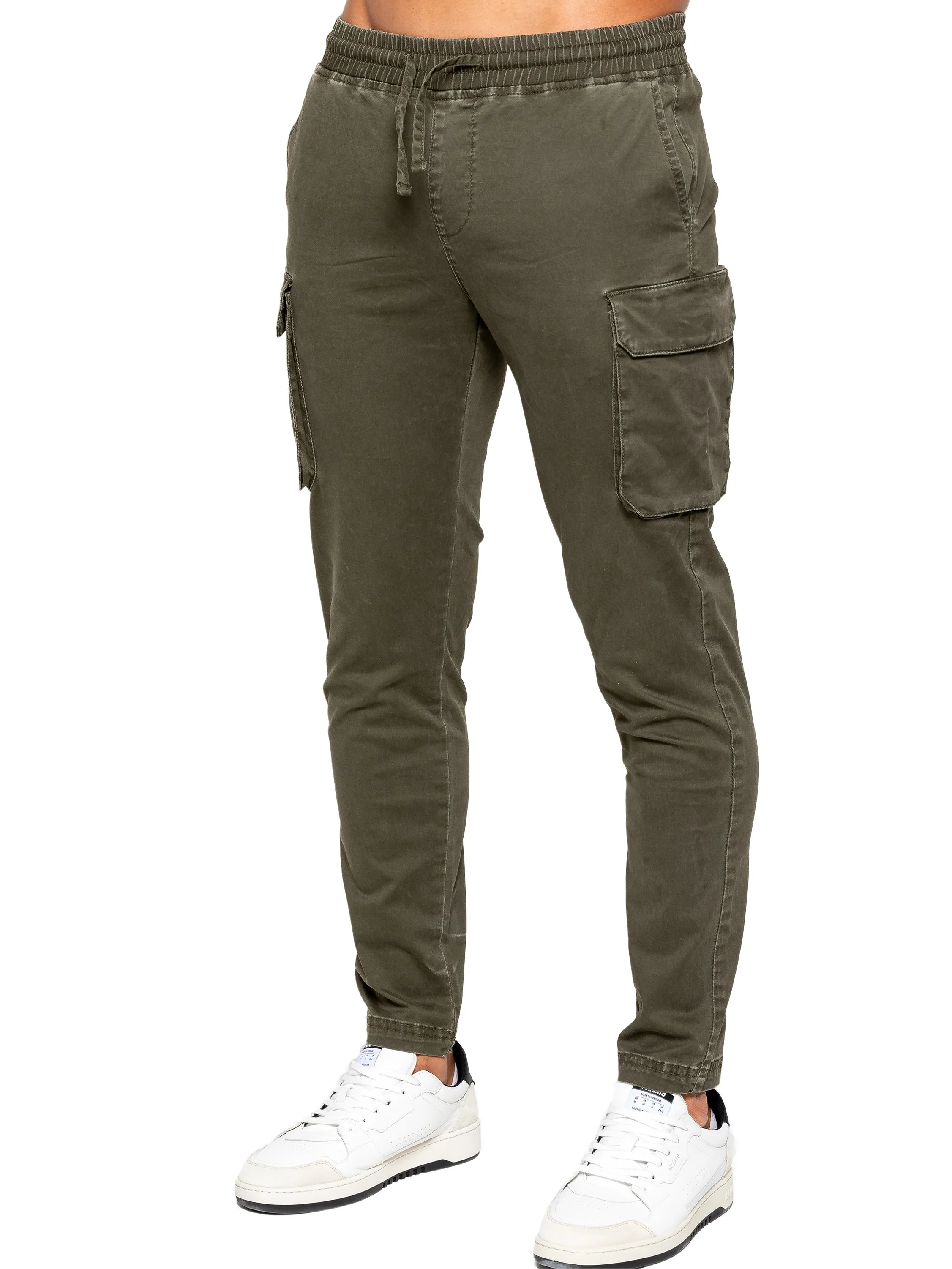 Enzo | Mens Cargo Trousers