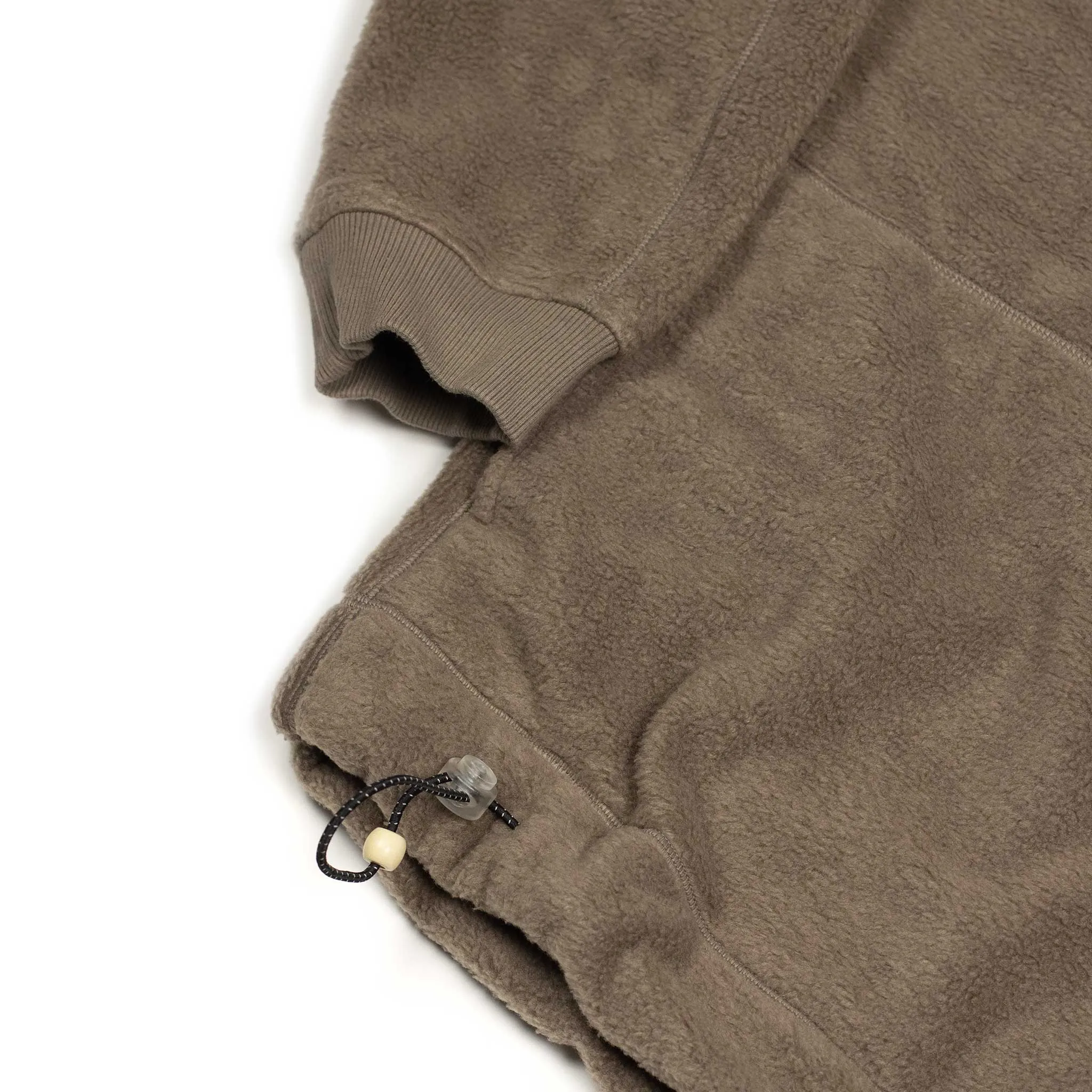 ESCEP Crewneck Sweatshirt in Jasper taupe polar fleece