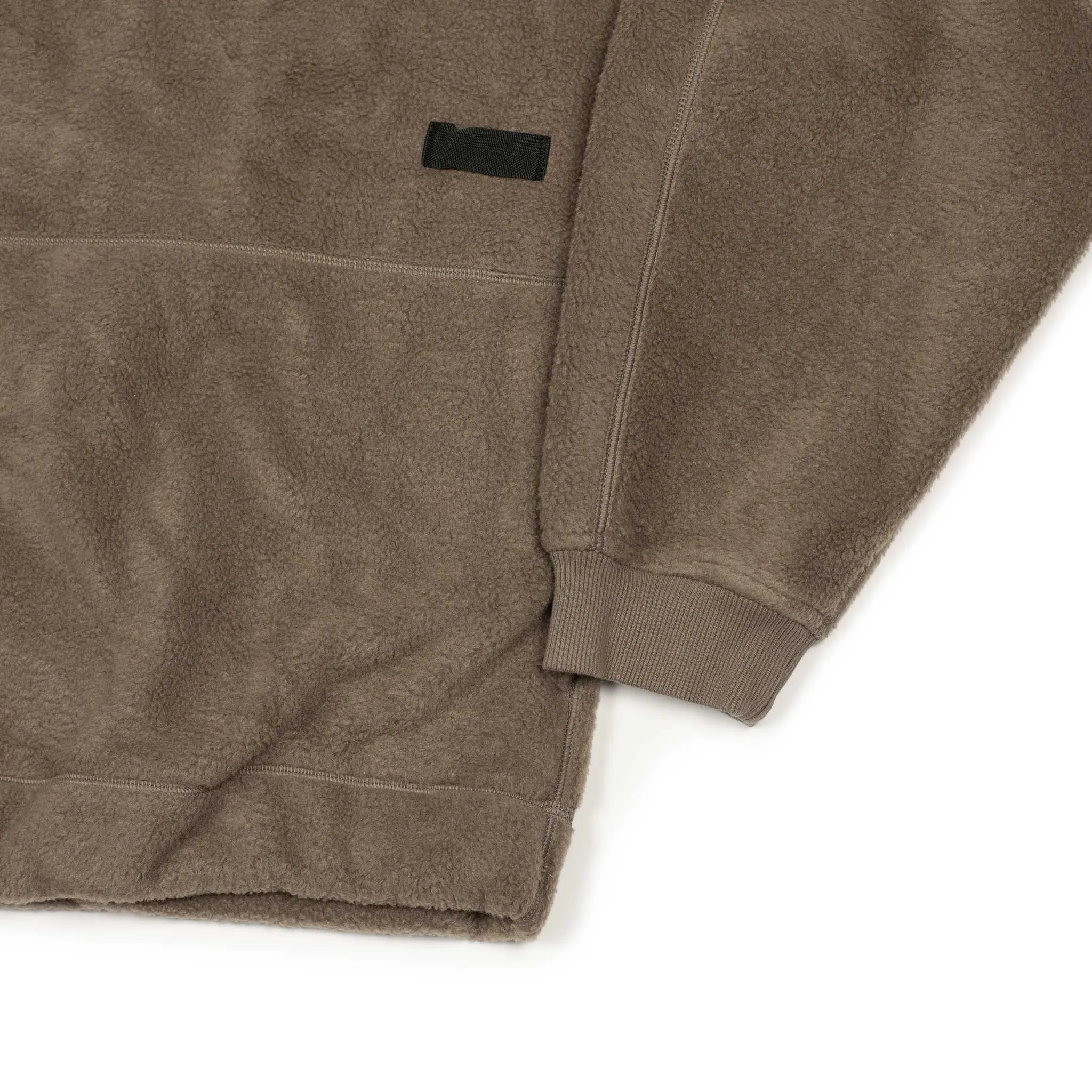 ESCEP Crewneck Sweatshirt in Jasper taupe polar fleece