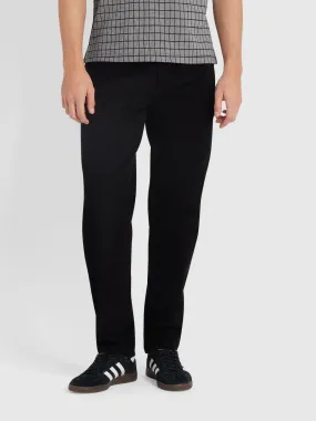 Farah Norwood Regular Fit Cord Trousers In Black