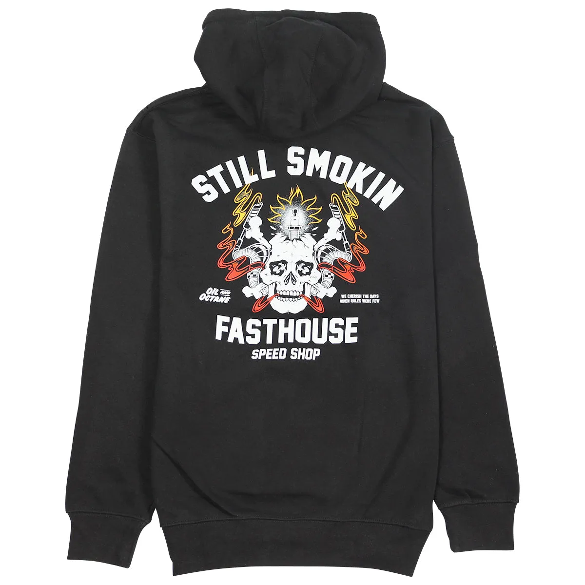 Fasthouse "Smoke & Octane" Hooded Pullover - Black