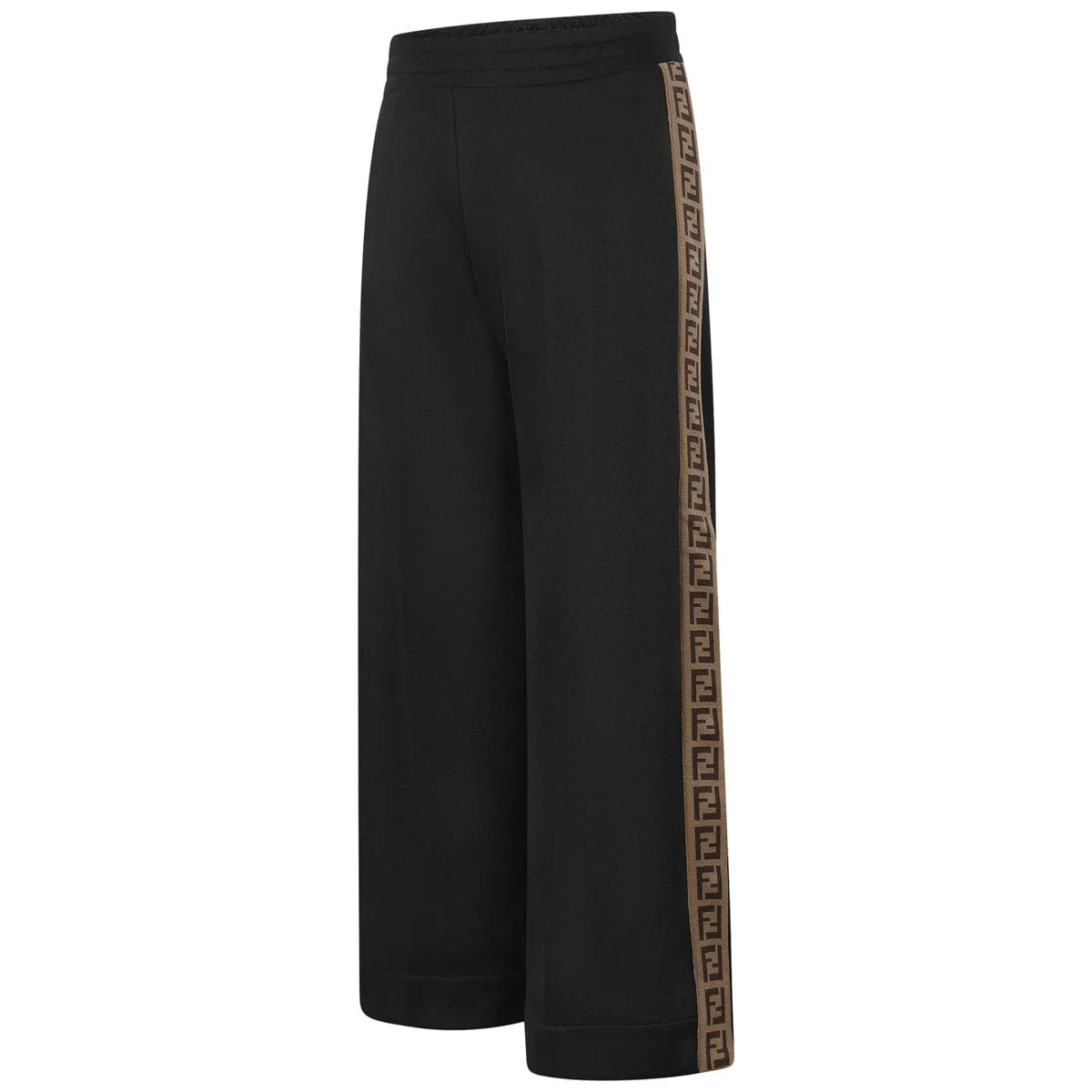 Fendi Boys Trousers - FF Logo Trim Trousers