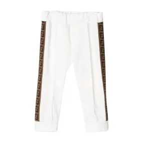 Fendi Junior FF Logo Trousers