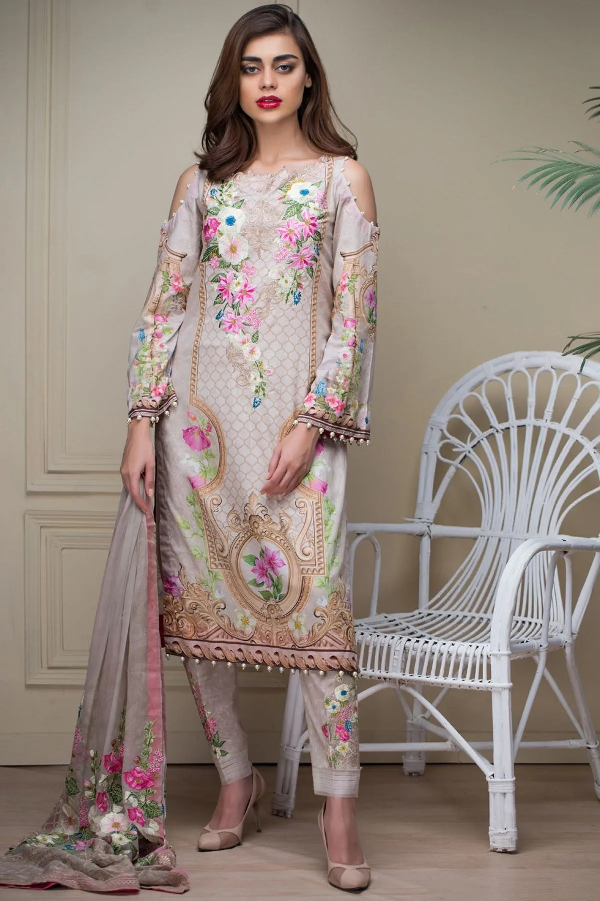 Firdous Malhar Lawn Collection 2018 – MAL-04