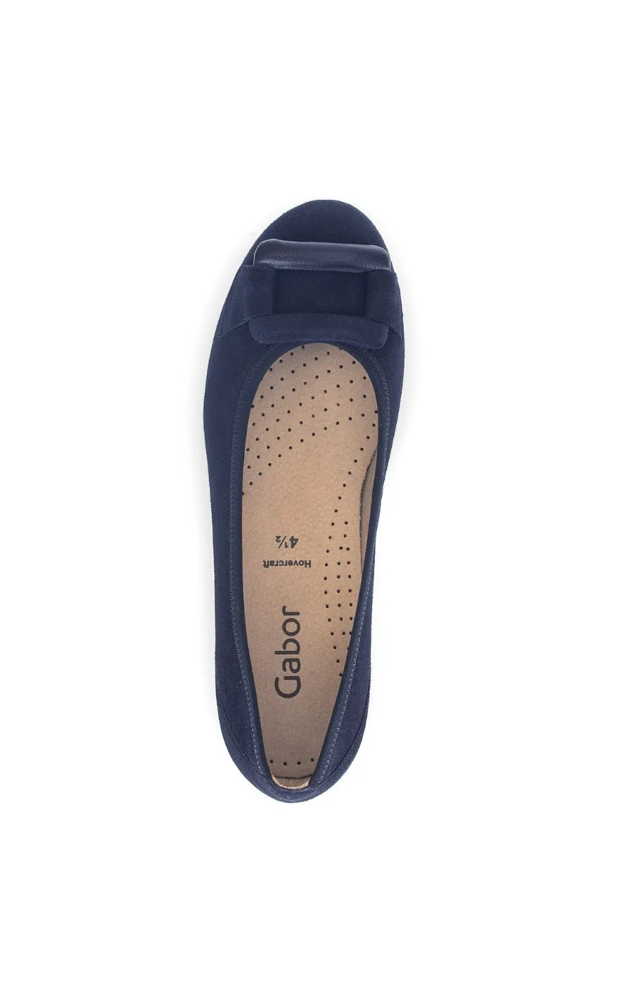 Gabor Buckle Pump in Navy