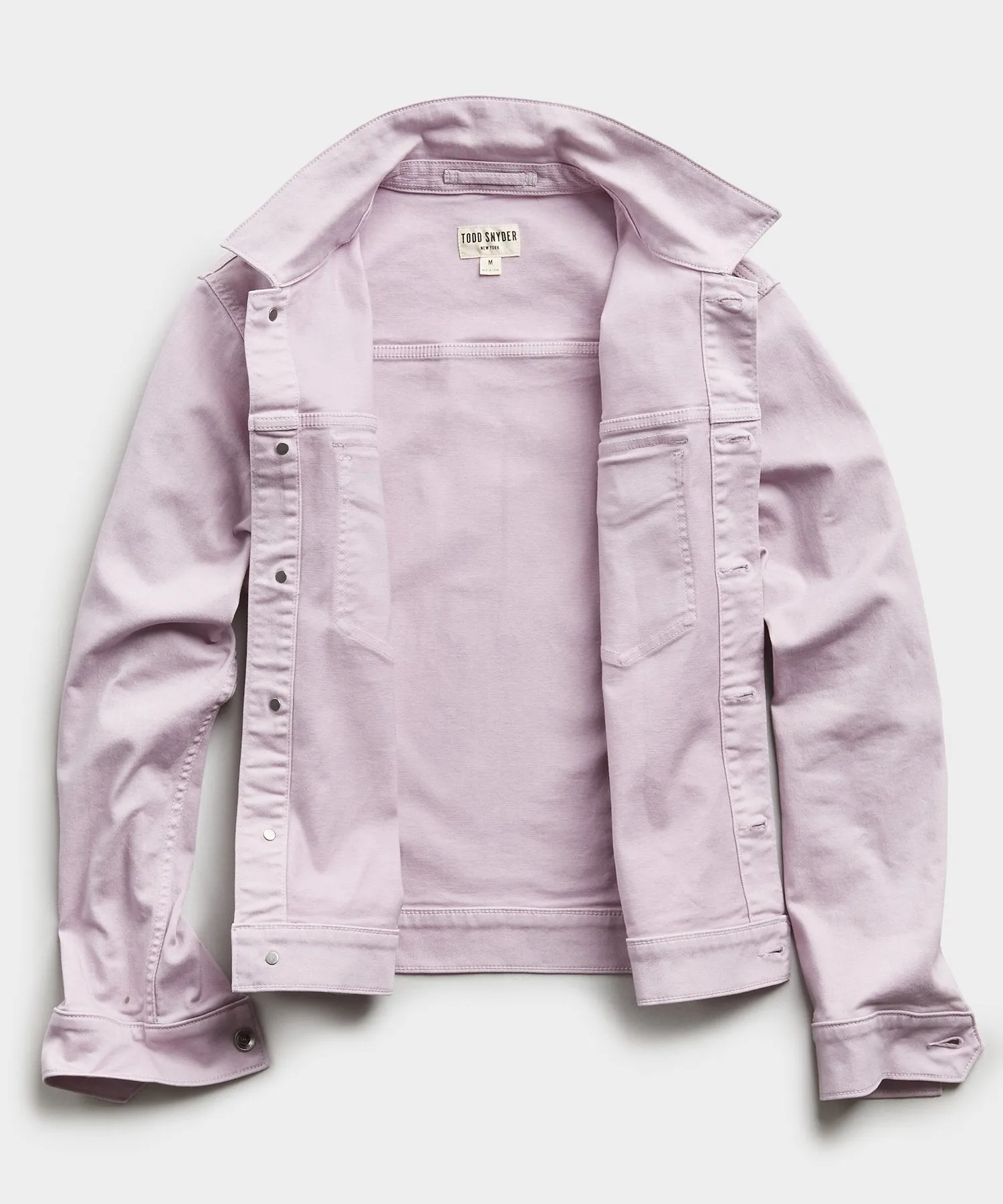 Garment Dyed Twill Jacket in Lavender