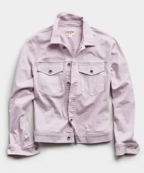 Garment Dyed Twill Jacket in Lavender