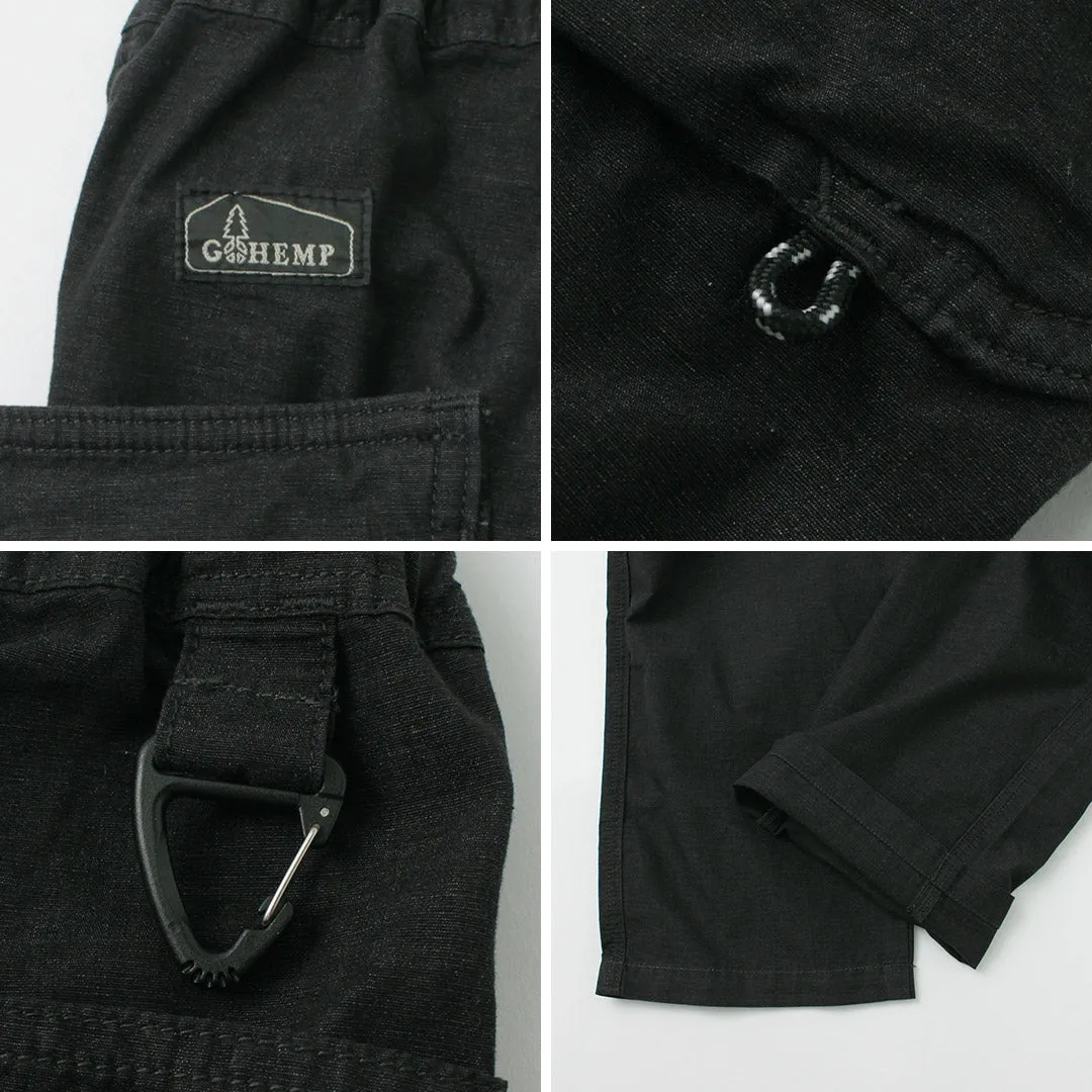 GOHEMP / Ultimate trousers Hemp cotton/recycled polyester Weathercross