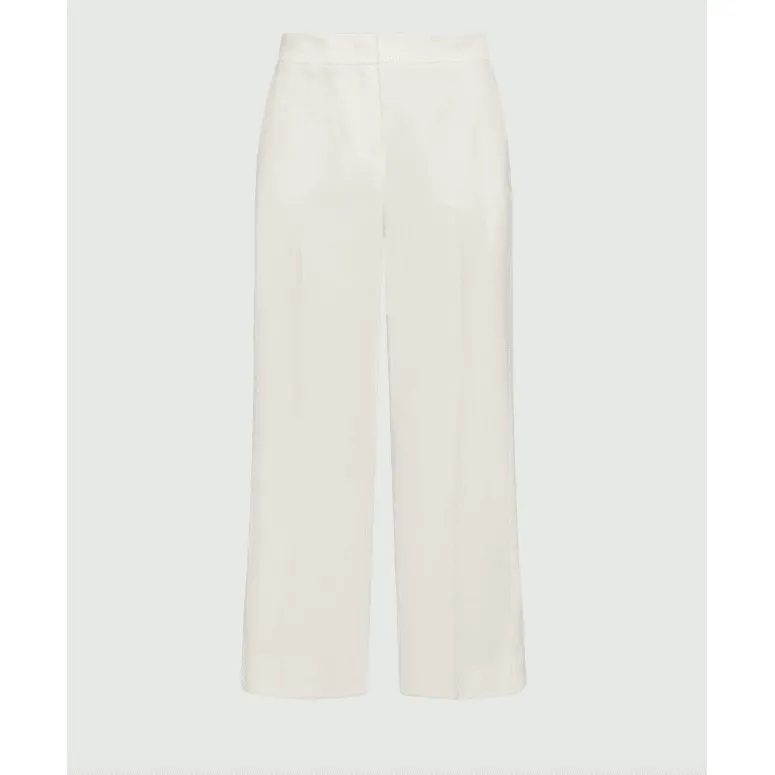 GRACE Art. 365 Crepe Trousers Wool White