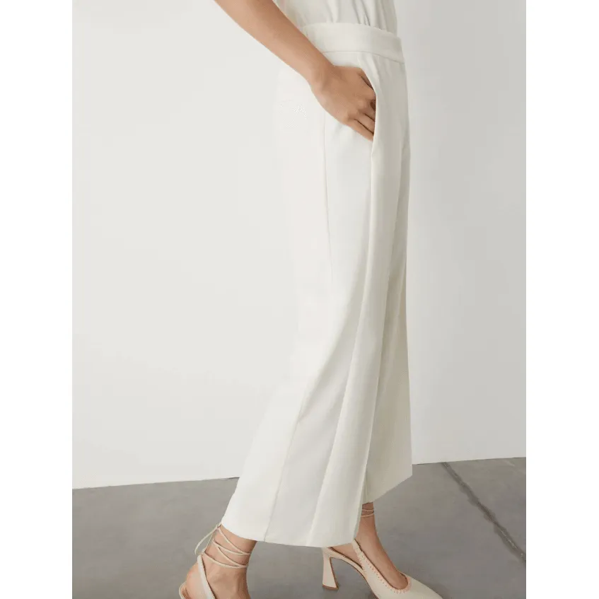 GRACE Art. 365 Crepe Trousers Wool White