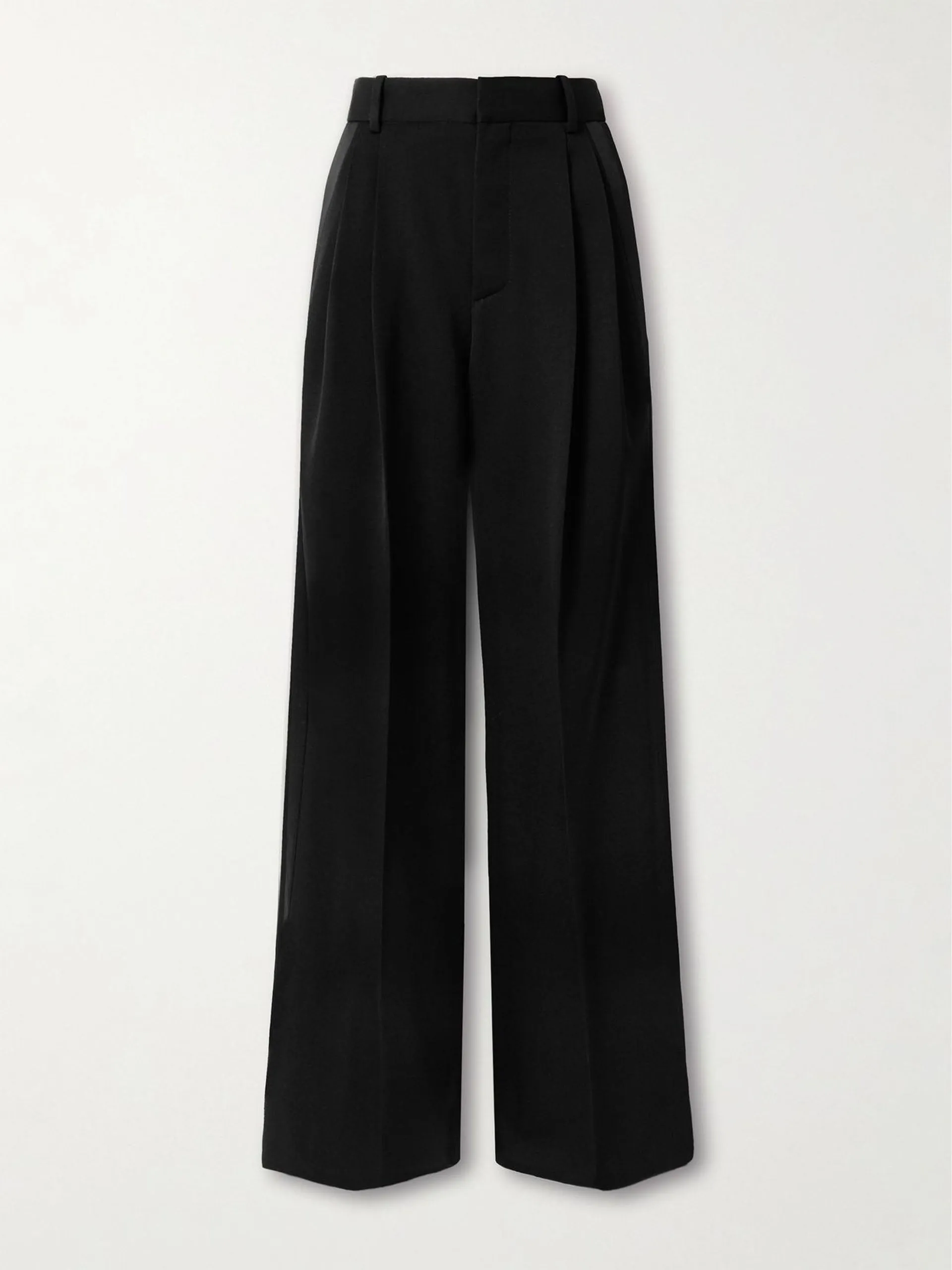 Grain de poudre wool wide-leg pants