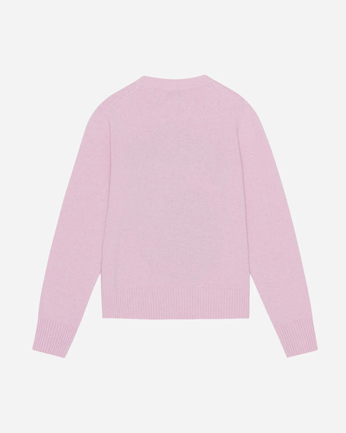 Graphic O-neck Pullover Peach - Coral Blush