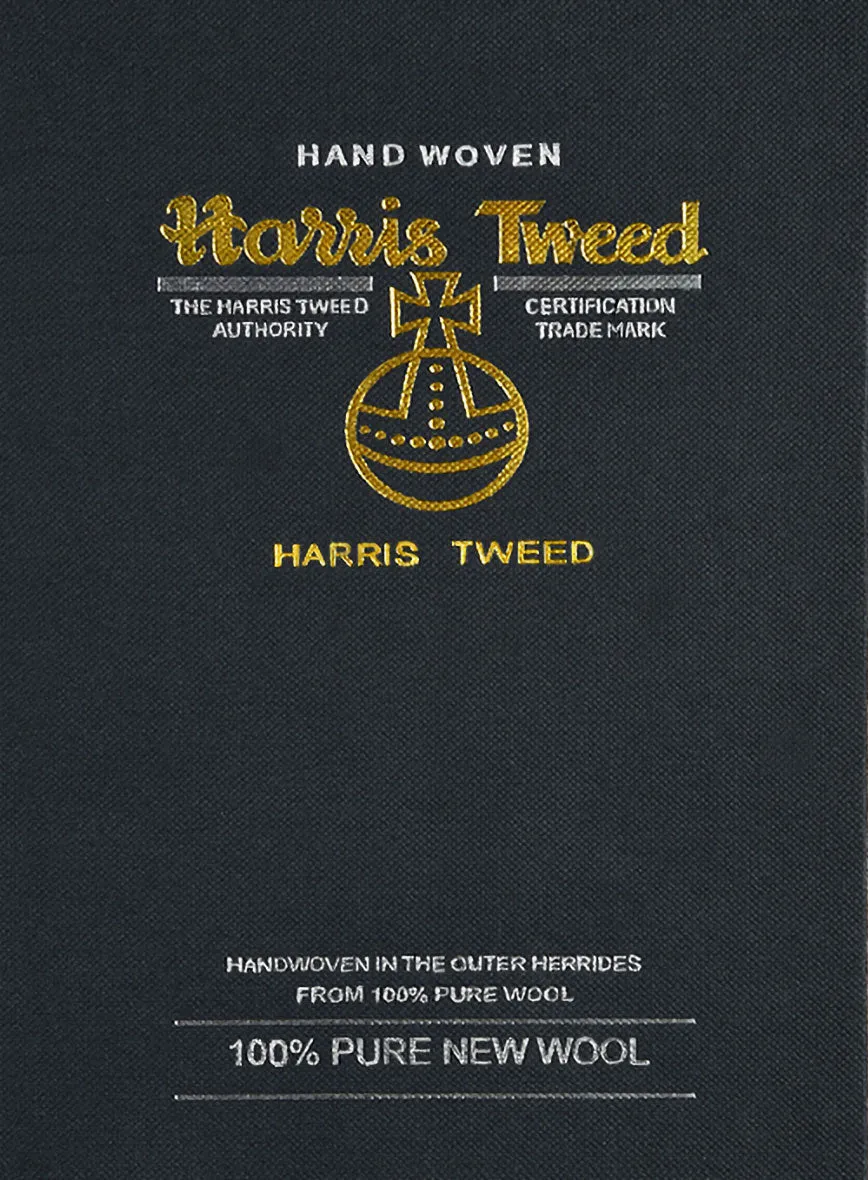 Harris Tweed Charcoal Herringbone Pants