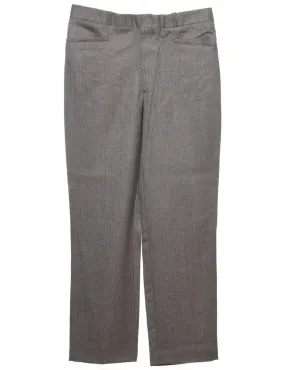 Herringbone Tweed Trousers - W35 L31