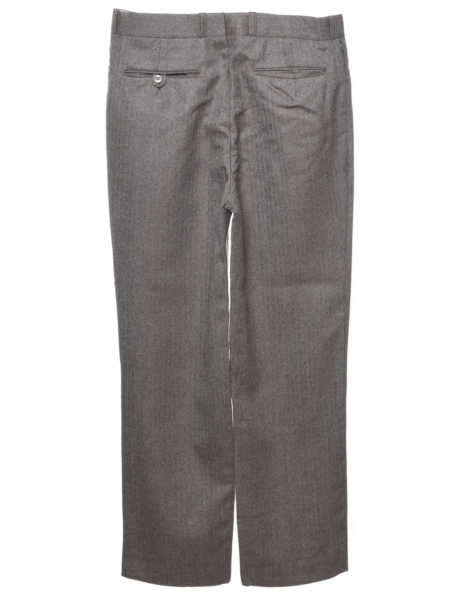 Herringbone Tweed Trousers - W35 L31