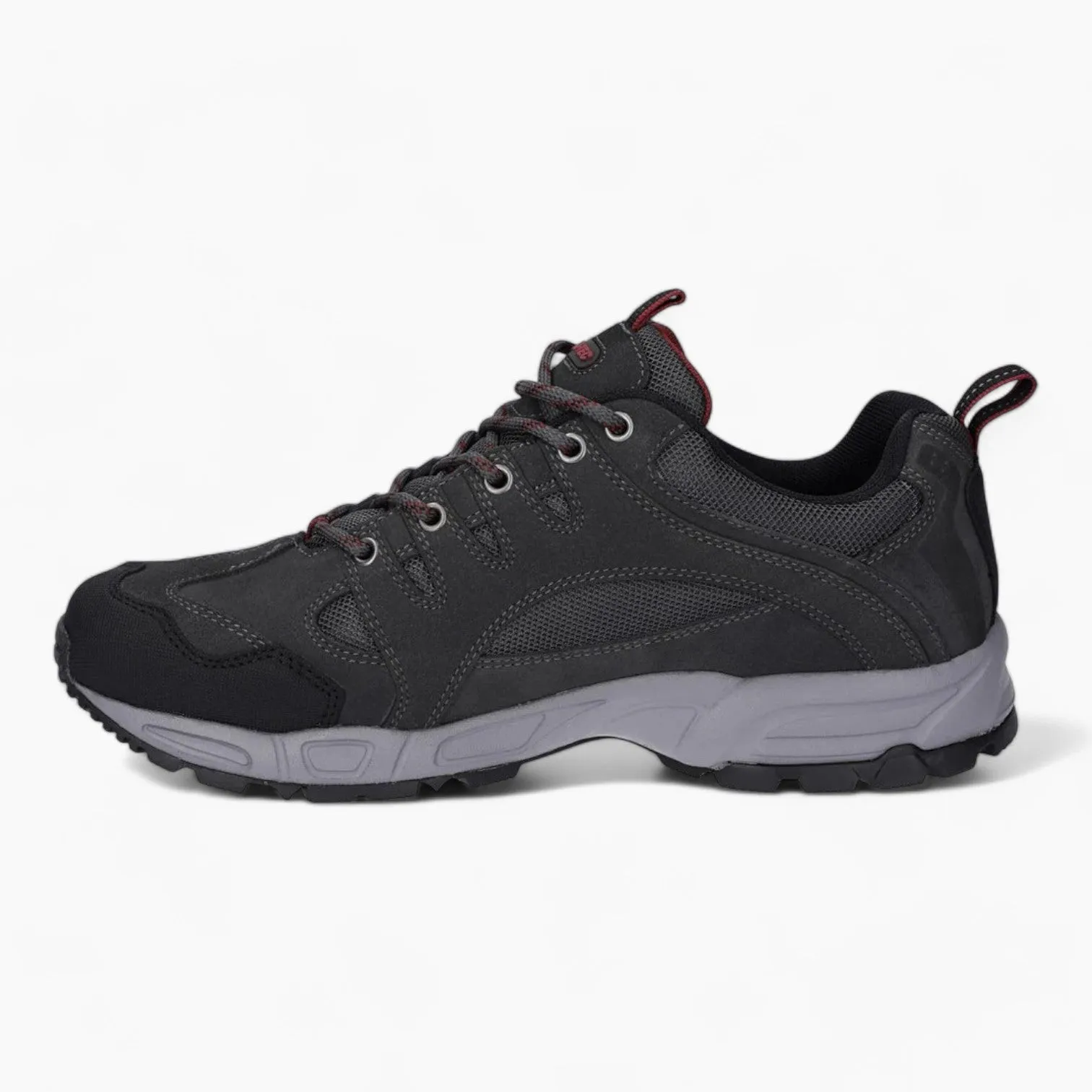 Hi-Tec Auckland Lite Men's Grey Hiking Shoes – Waterproof & Lightweight