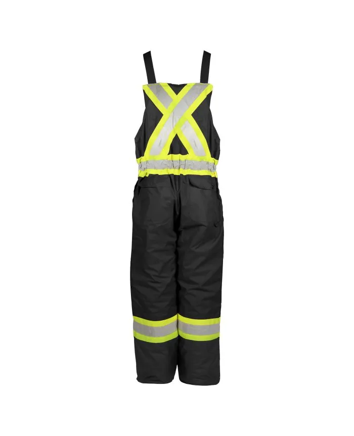 Hi-Vis Lined Bib Overall by TERRA Workwear - Style 116507