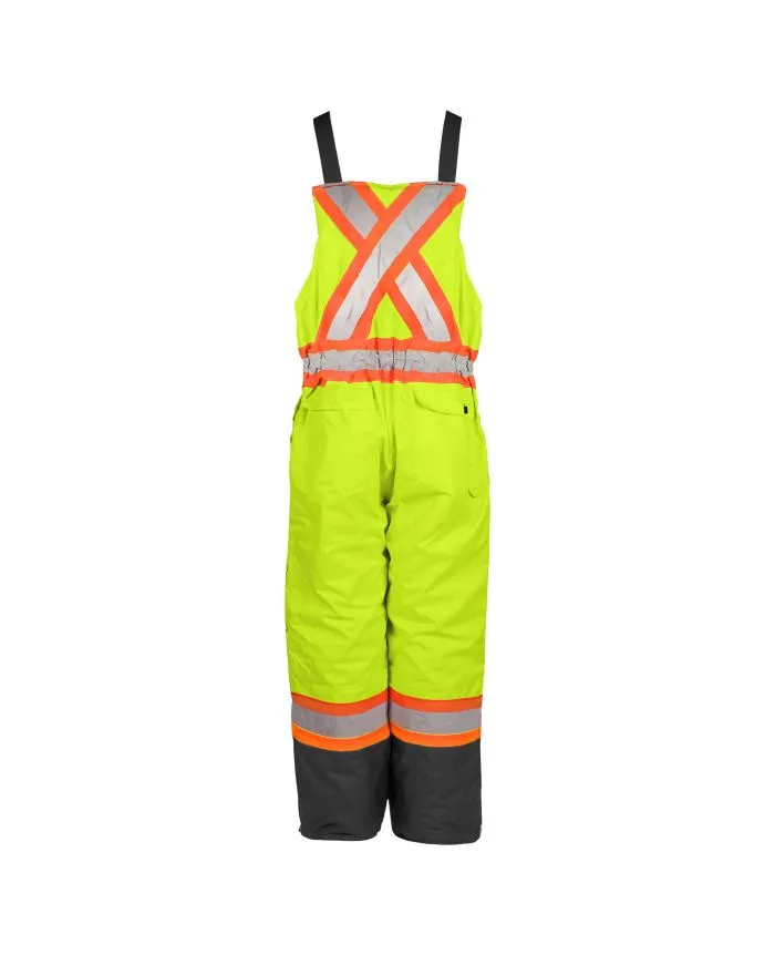 Hi-Vis Lined Bib Overall by TERRA Workwear - Style 116507