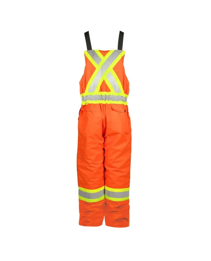 Hi-Vis Lined Bib Overall by TERRA Workwear - Style 116507