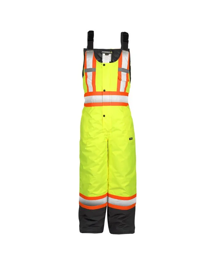 Hi-Vis Lined Bib Overall by TERRA Workwear - Style 116507