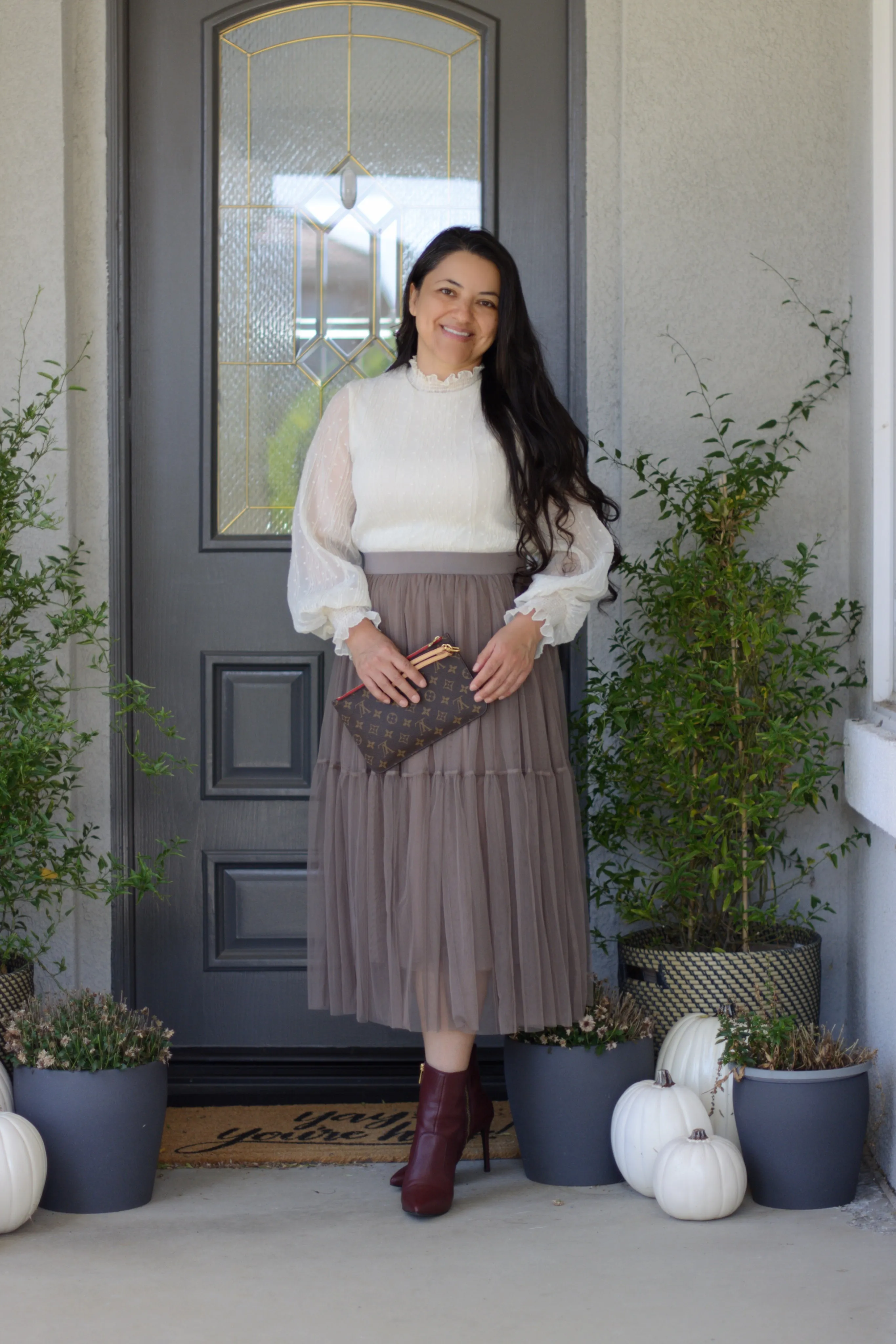 Hilda Chocolate Tulle Skirt