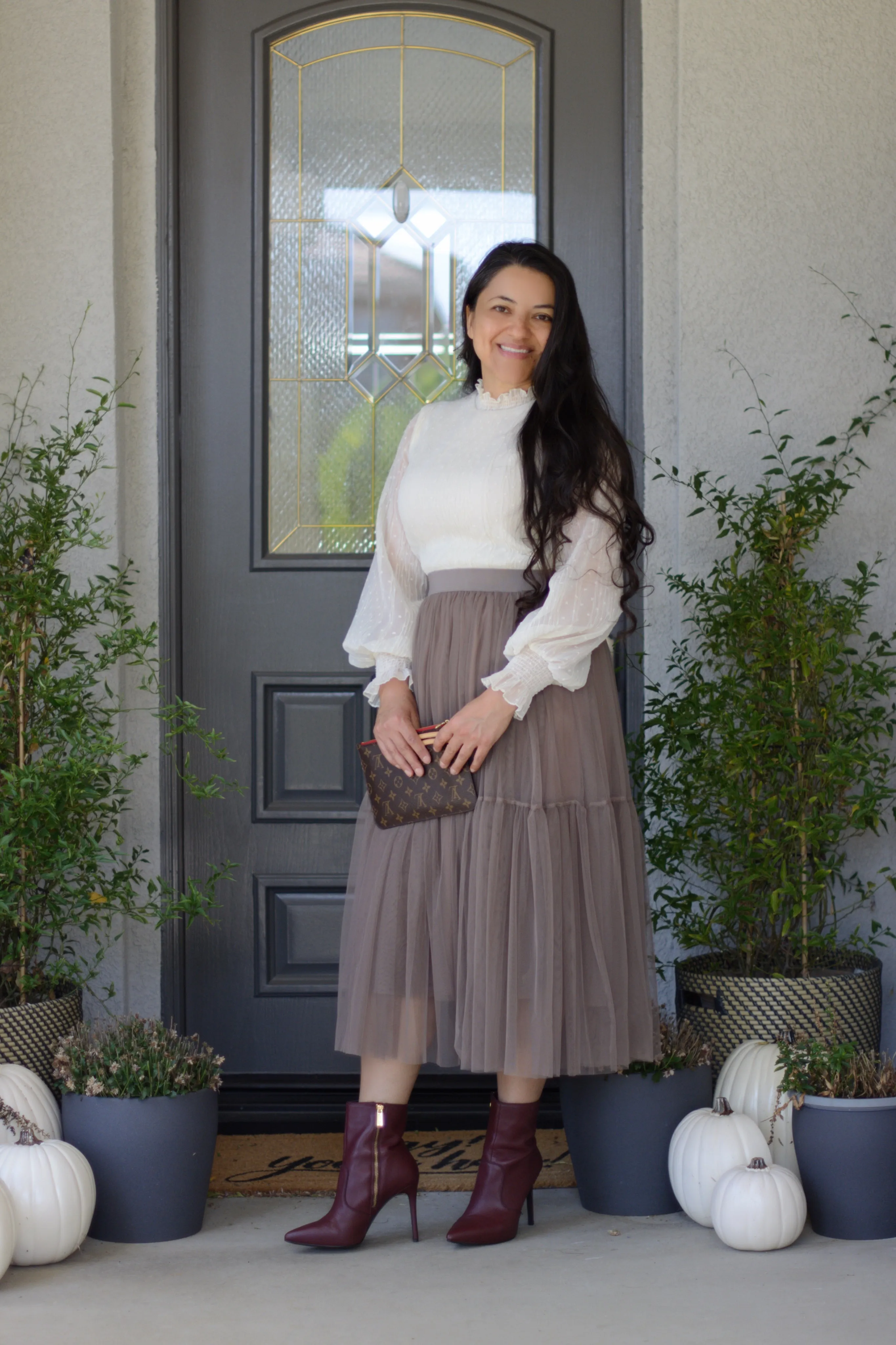 Hilda Chocolate Tulle Skirt