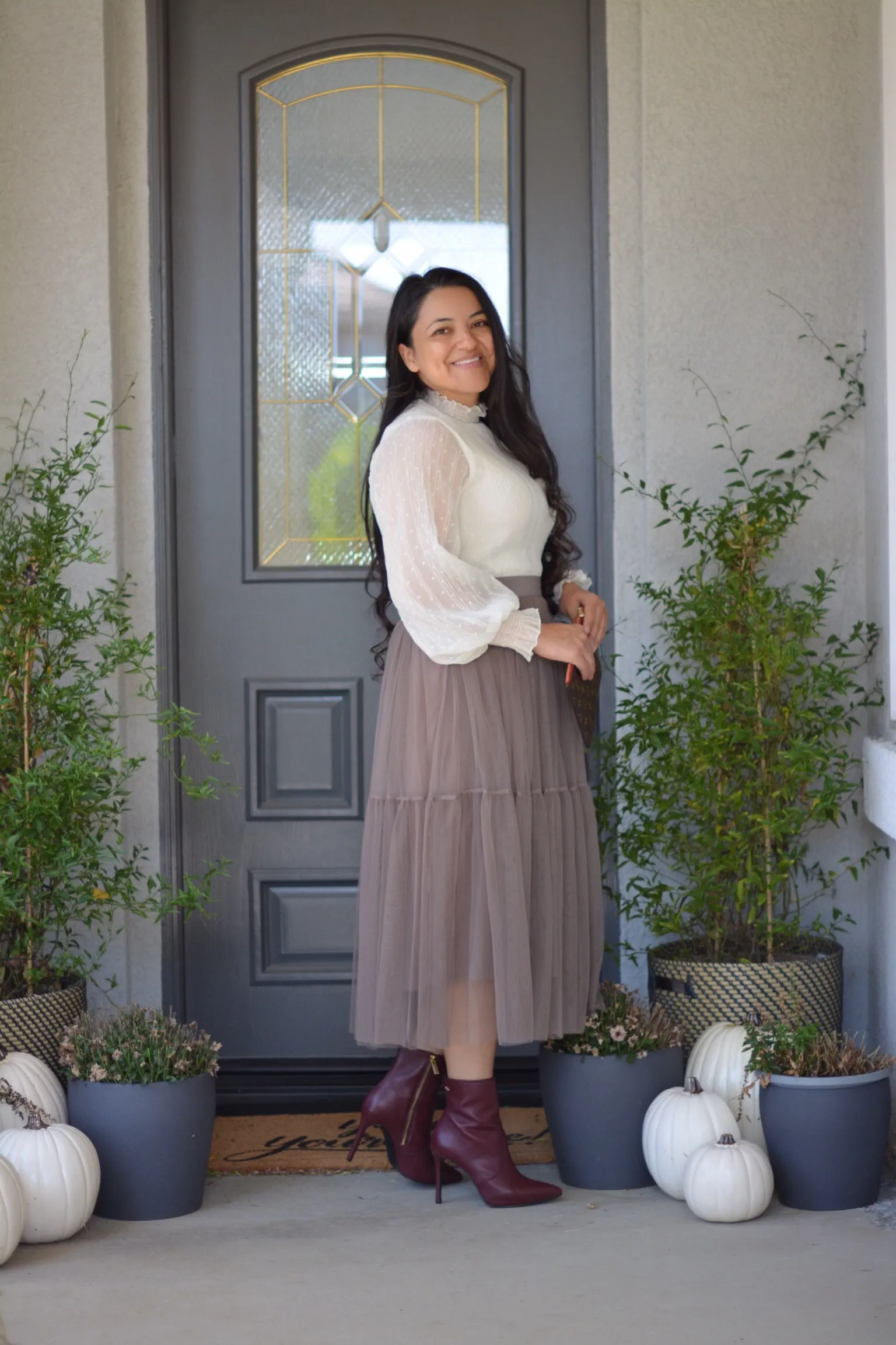 Hilda Chocolate Tulle Skirt