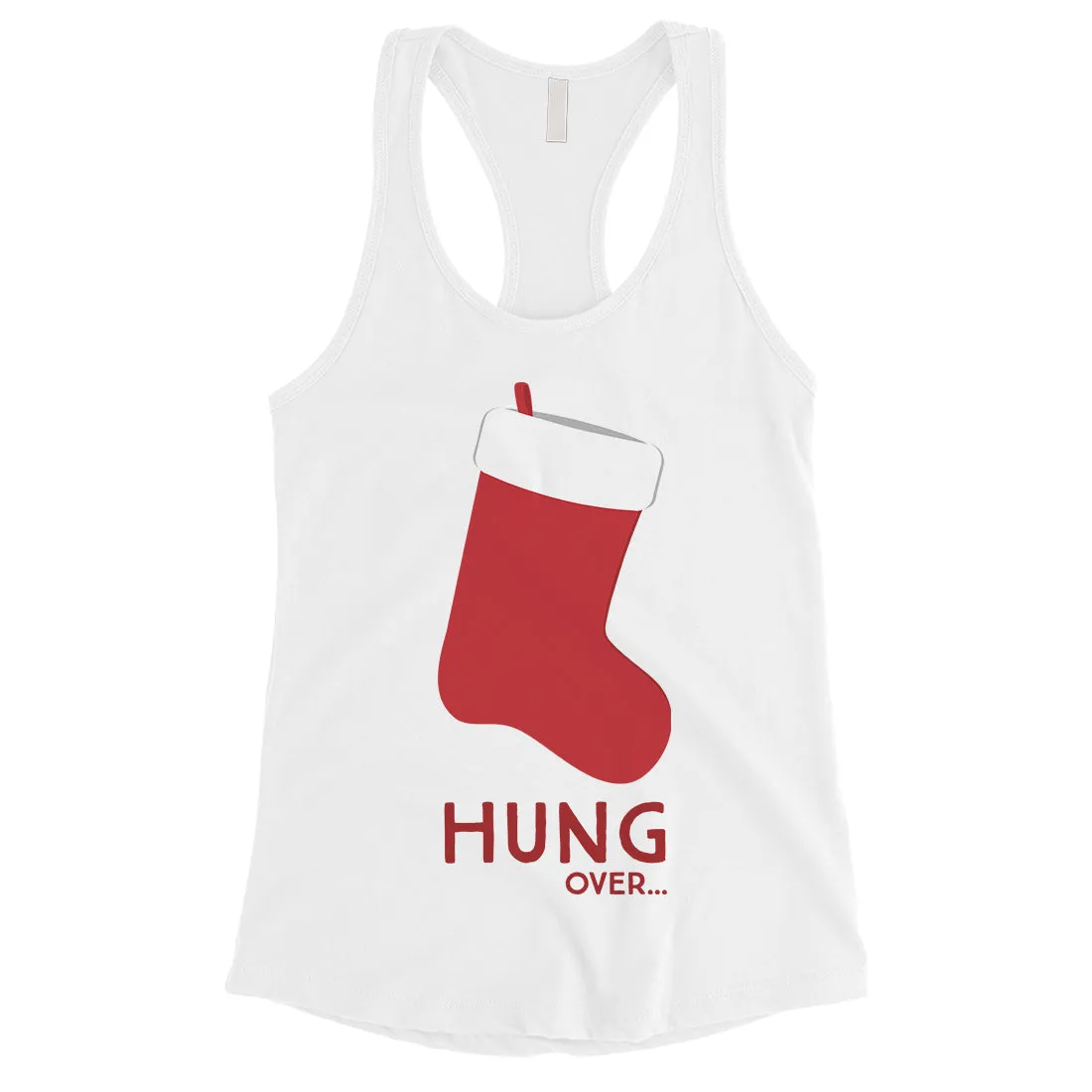 Hungover Christmas Stocking Womens Tank Top