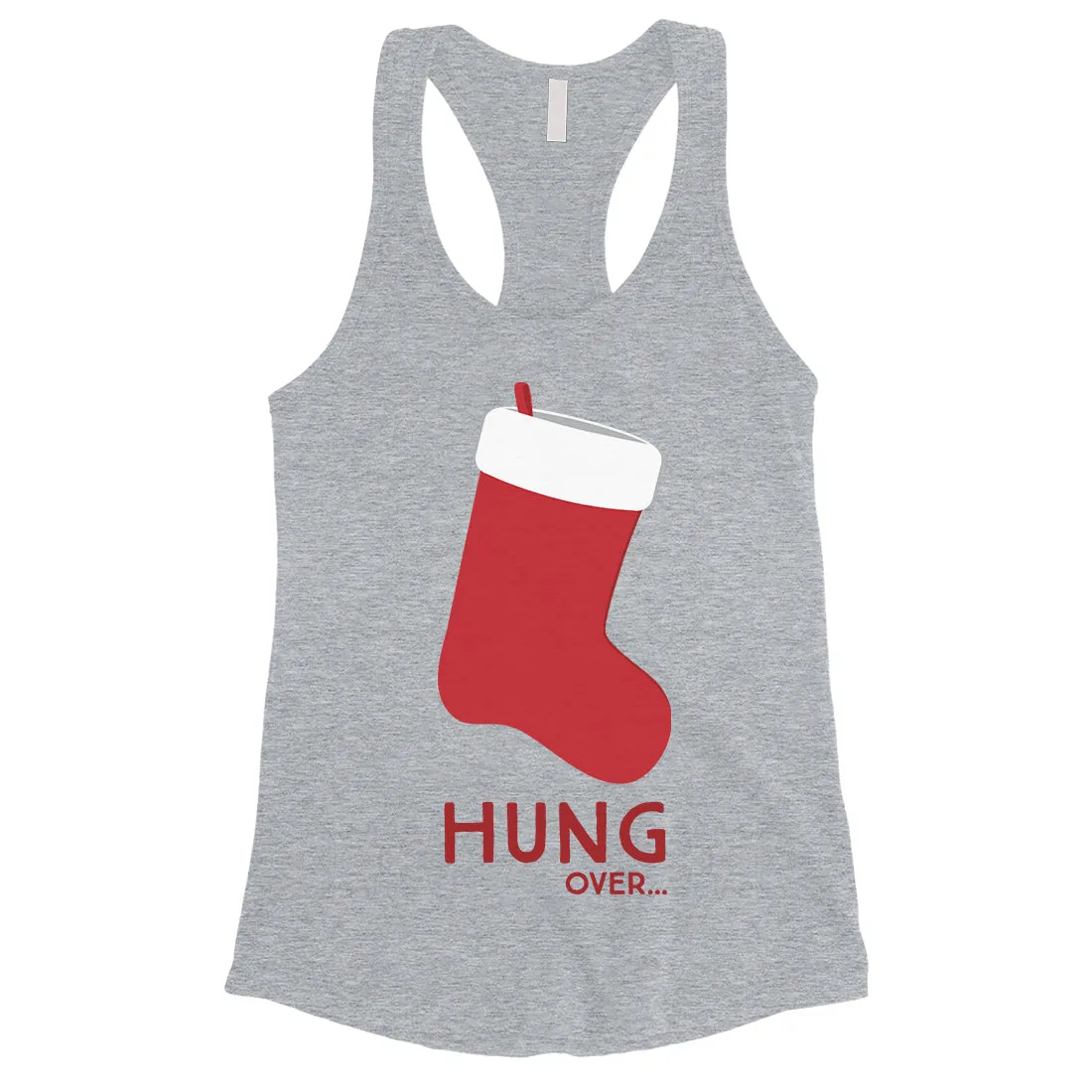 Hungover Christmas Stocking Womens Tank Top