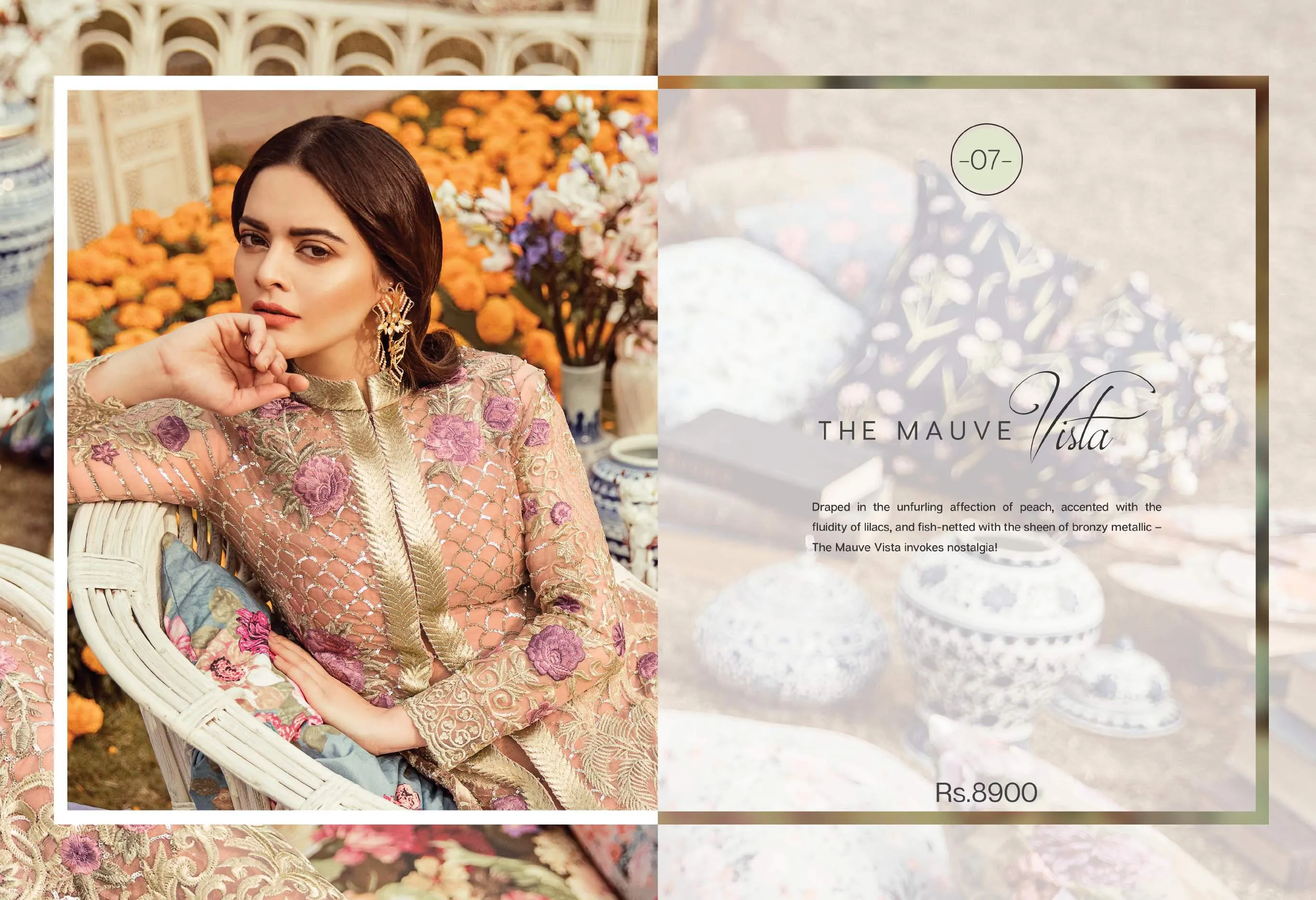 Imrozia Embroidered Chiffon Nostalgic Climax Collection 2019 – 07 - The Mauve Vista