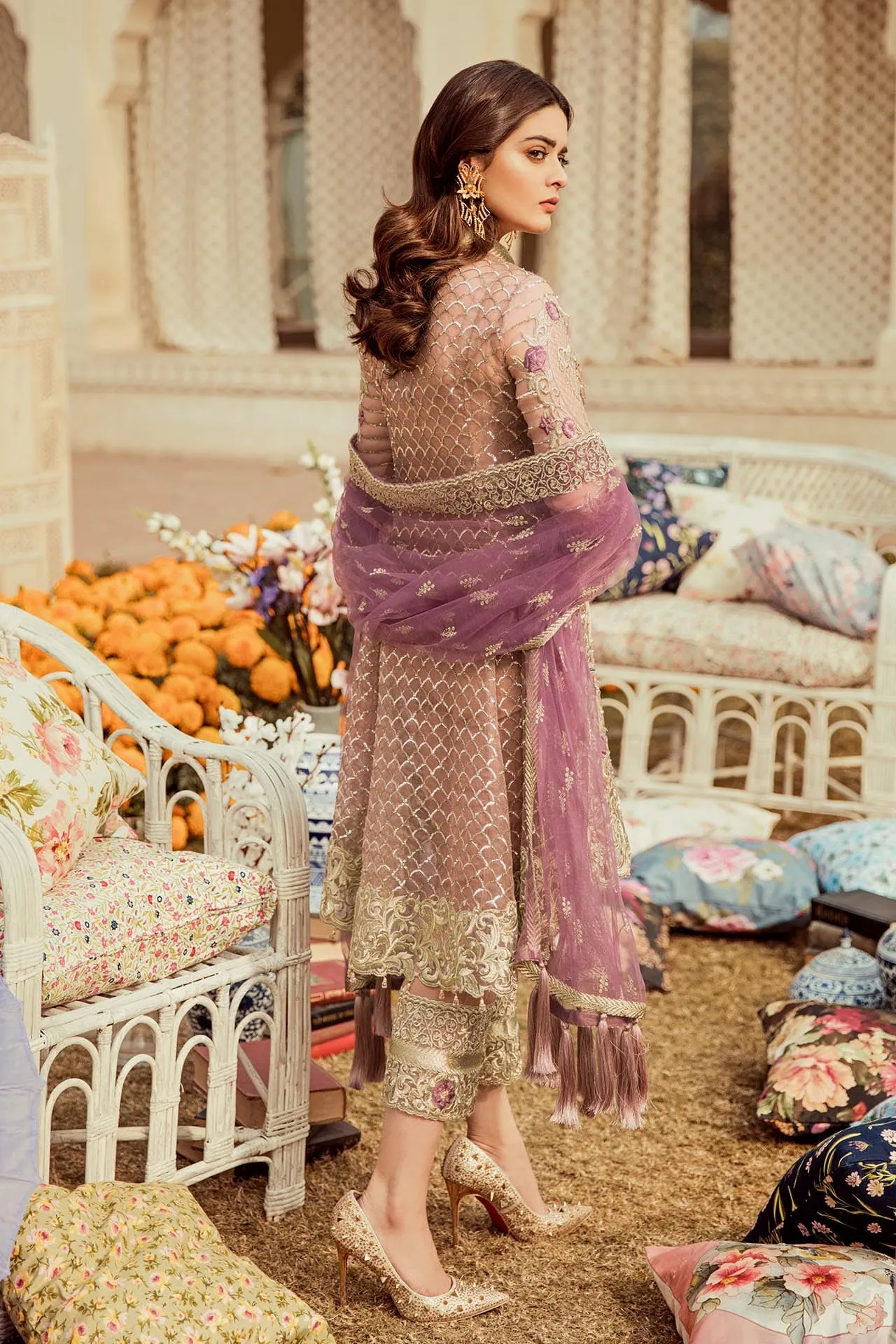 Imrozia Embroidered Chiffon Nostalgic Climax Collection 2019 – 07 - The Mauve Vista