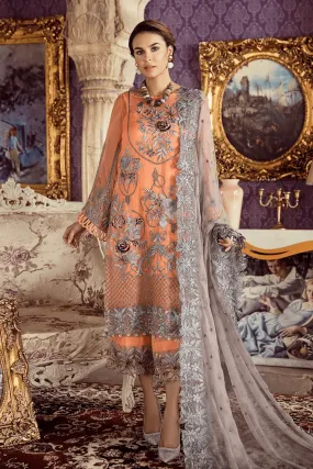 Imrozia Kaavish-E-Musavvir Luxury Chiffon Collection 2019 – 803 Afsana-e-Naaranji