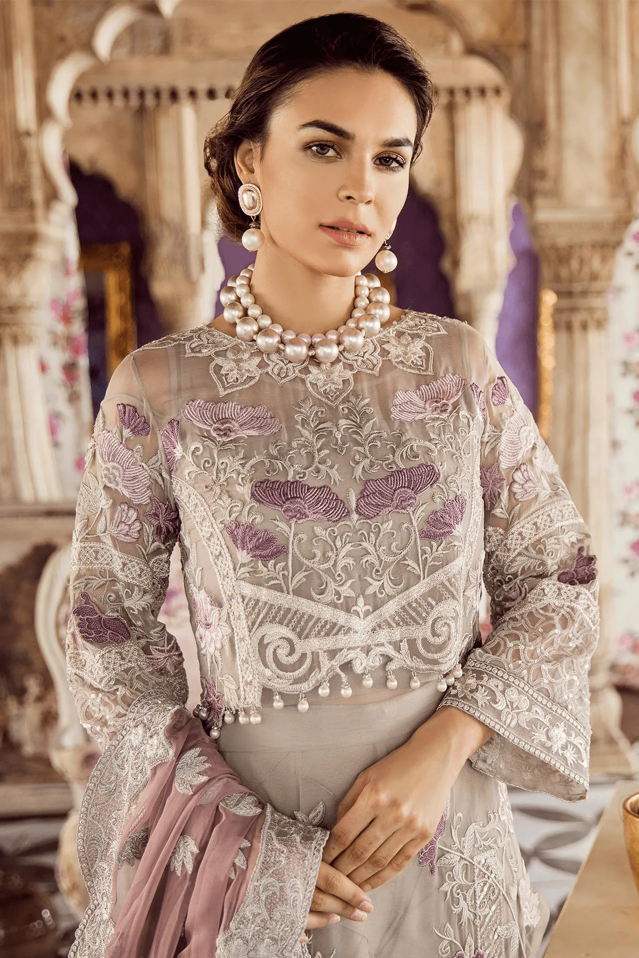 Imrozia Kaavish-E-Musavvir Luxury Chiffon Collection 2019 – 808 Jaam-e-Khumaar